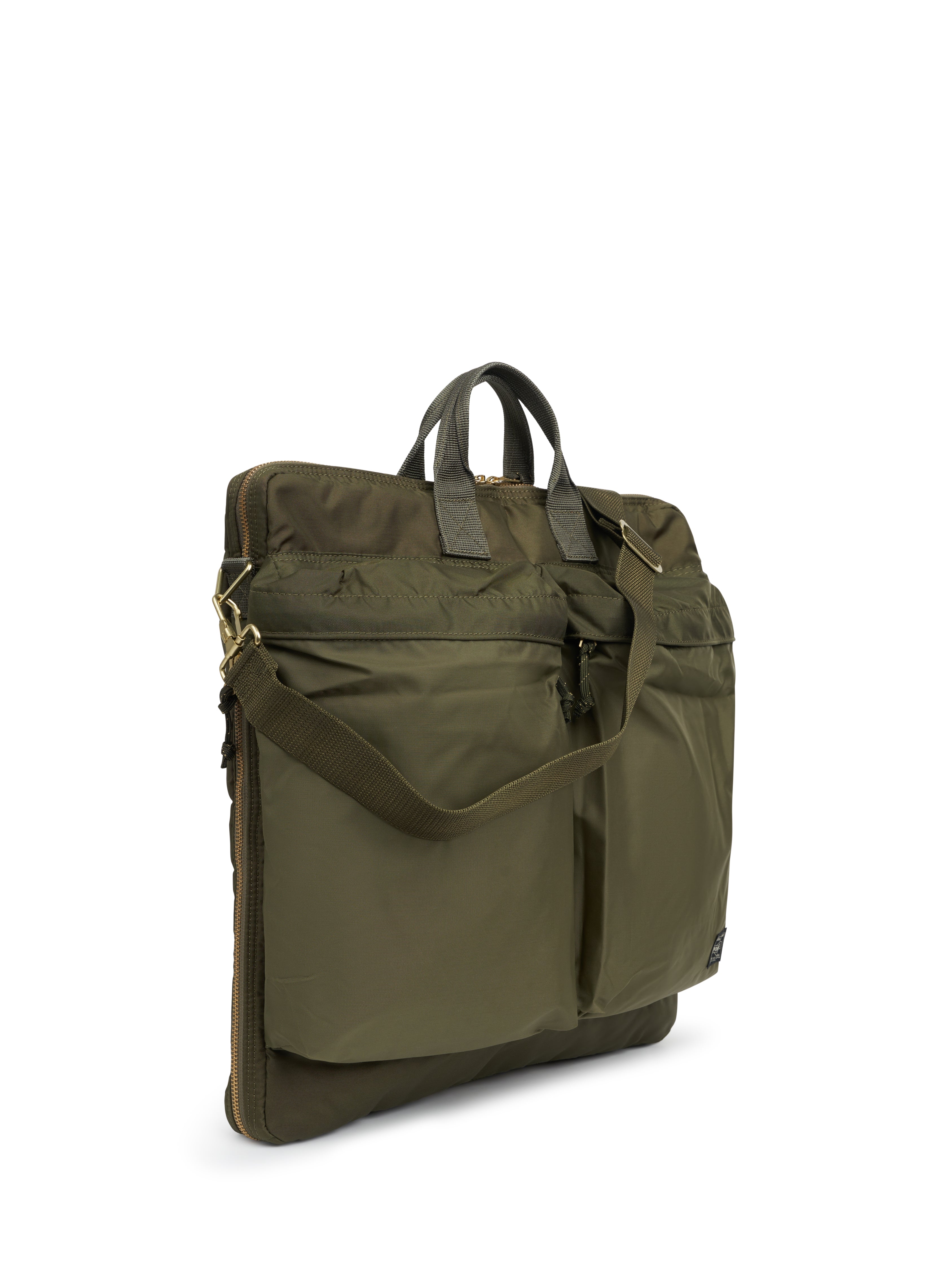 Porter-Yoshida & Co Force 2-Way Helmet Bag Olive Green – Oliver