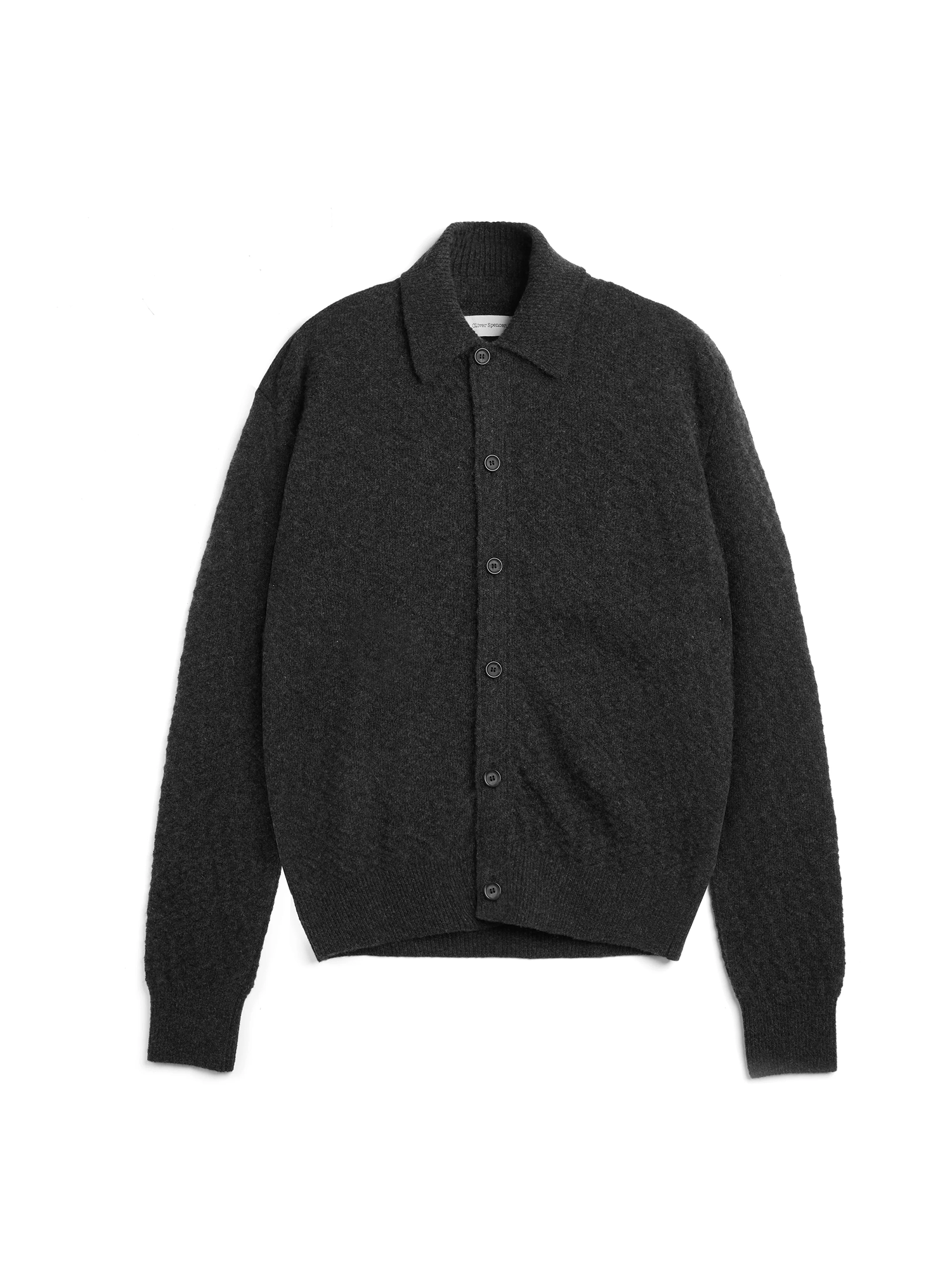 Britten Knitted Cardigan Jarvis Charcoal