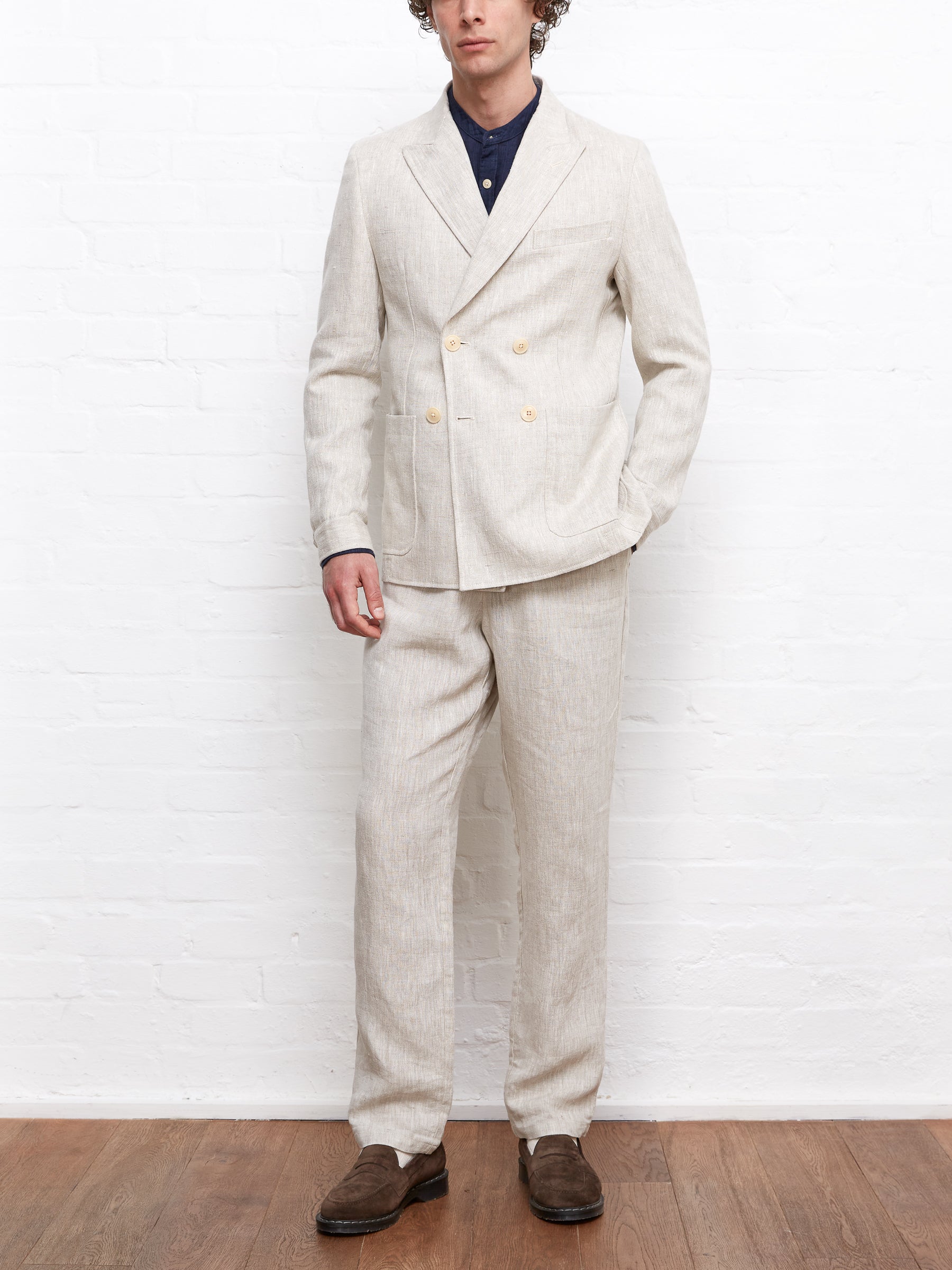Drawstring Trousers Harding Beige