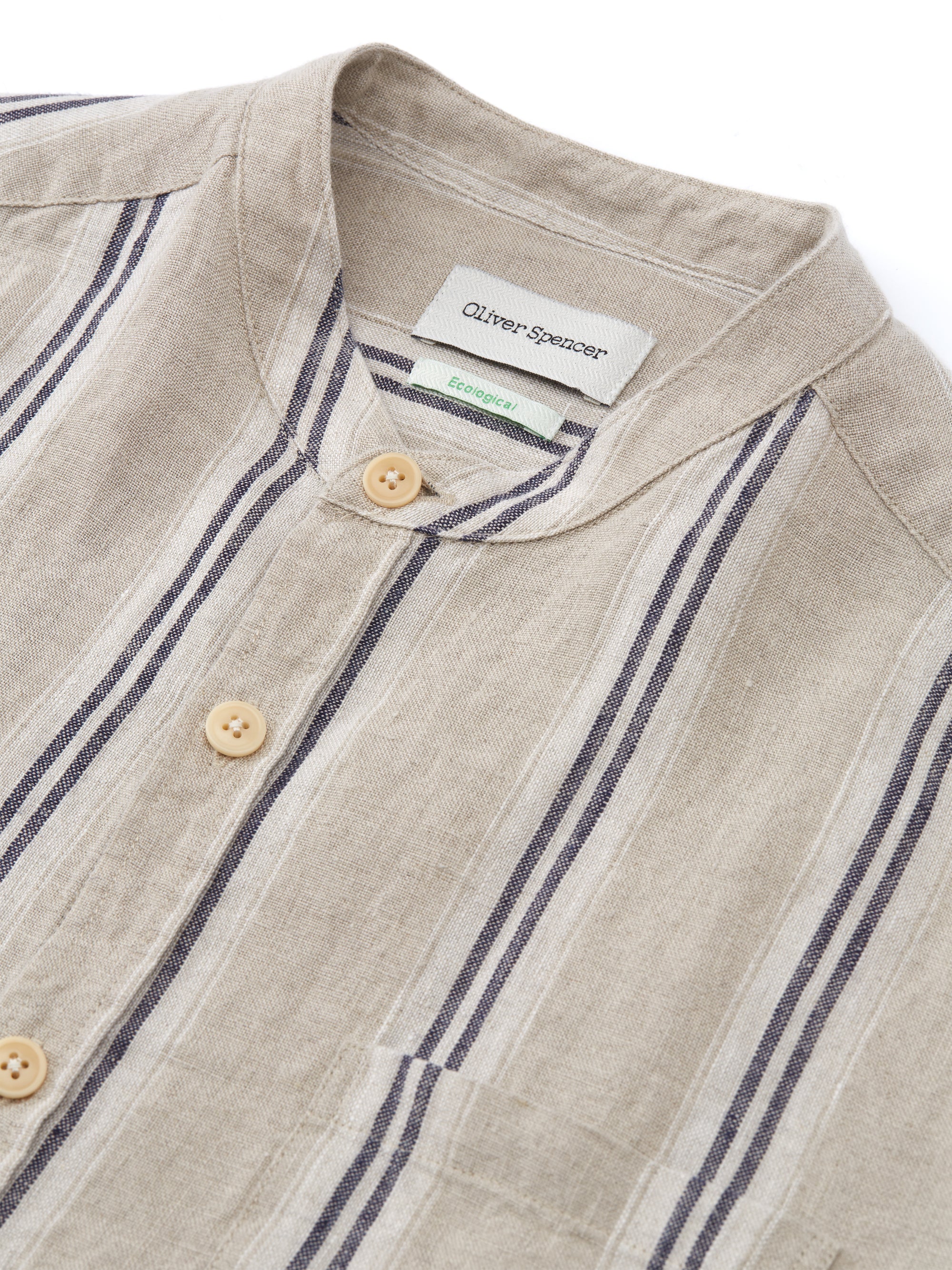 Grandad Shirt Loughlin Sand