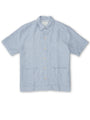 Cuban Short Sleeve Shirt Drescher Blue