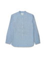 Grandad Shirt Brecon Blue