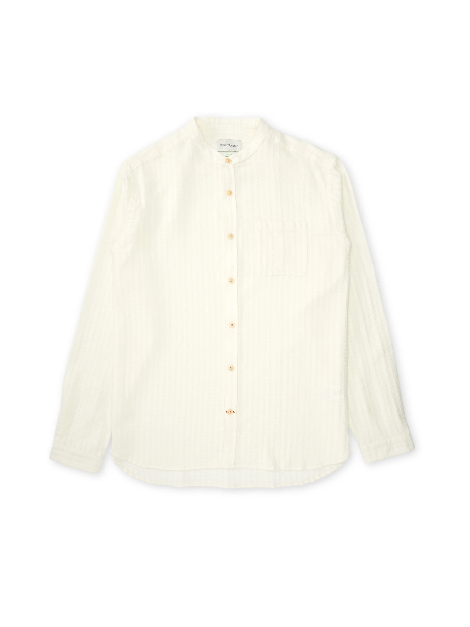 Grandad Shirt Sampson Cream