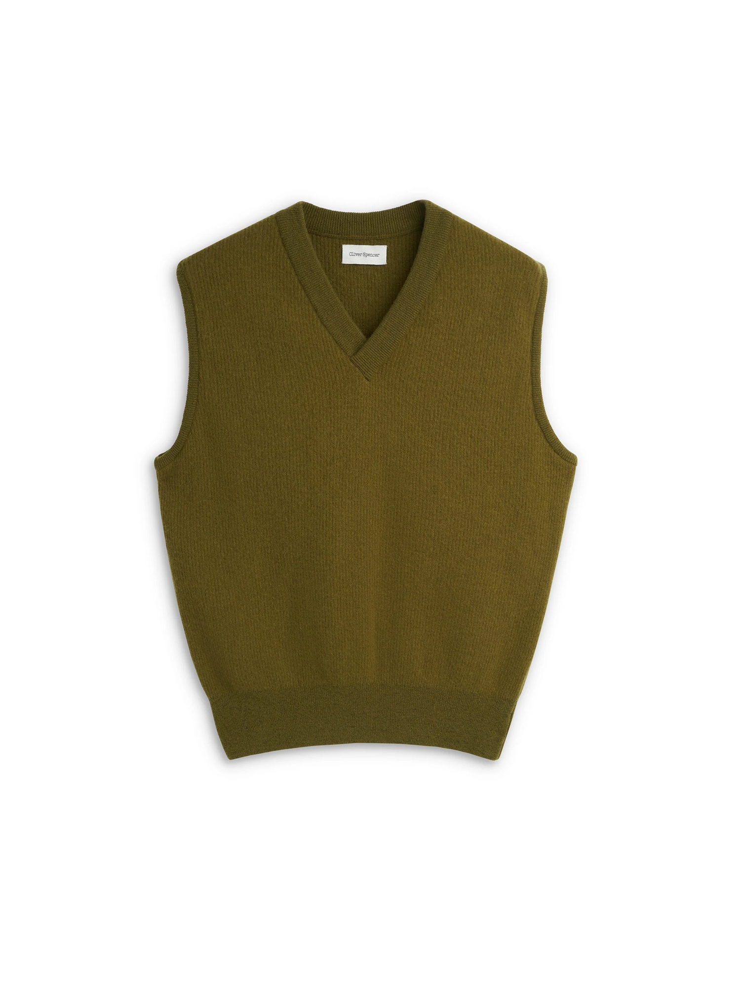 Graves V Neck Vest Hartwell Olive Green