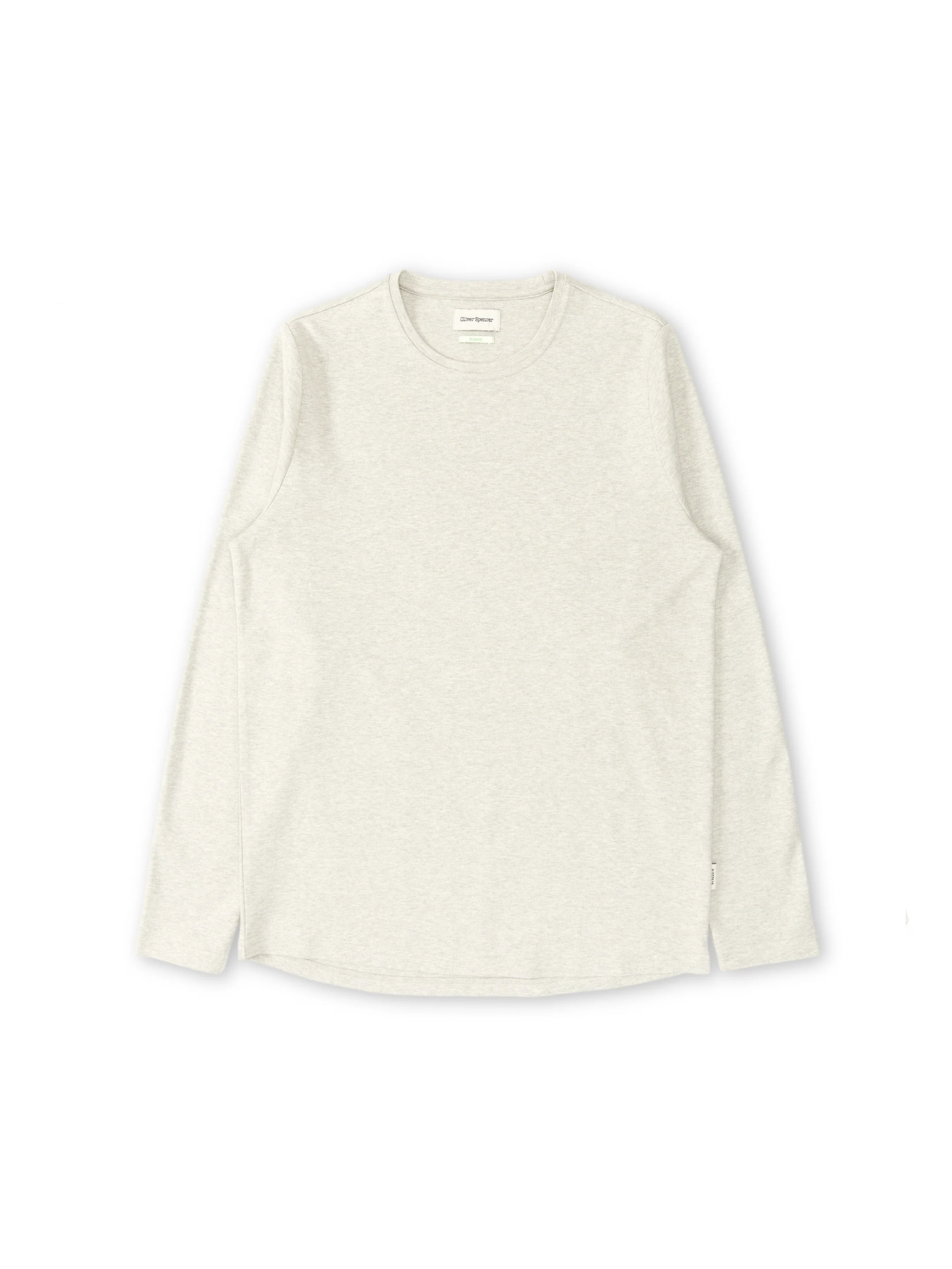 Heavy Long Sleeve Plain T-Shirt Tavistock Grey