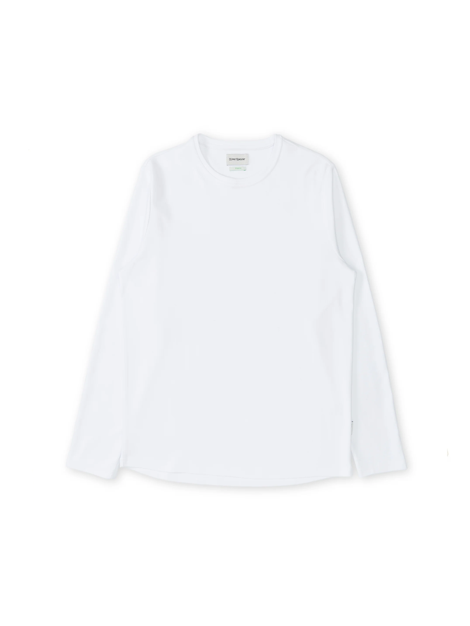 Heavy Long Sleeve Plain T-Shirt Tavistock White