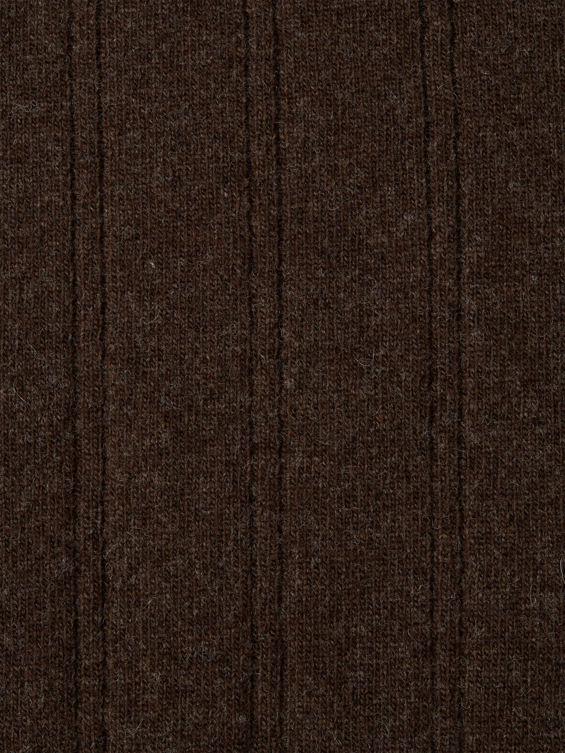 Pablo Knitted Polo Shirt Olsen Chocolate Brown