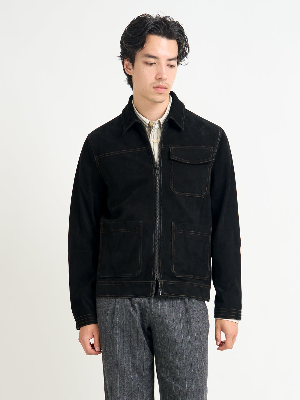 Suede Hardwick Jacket Suede Black