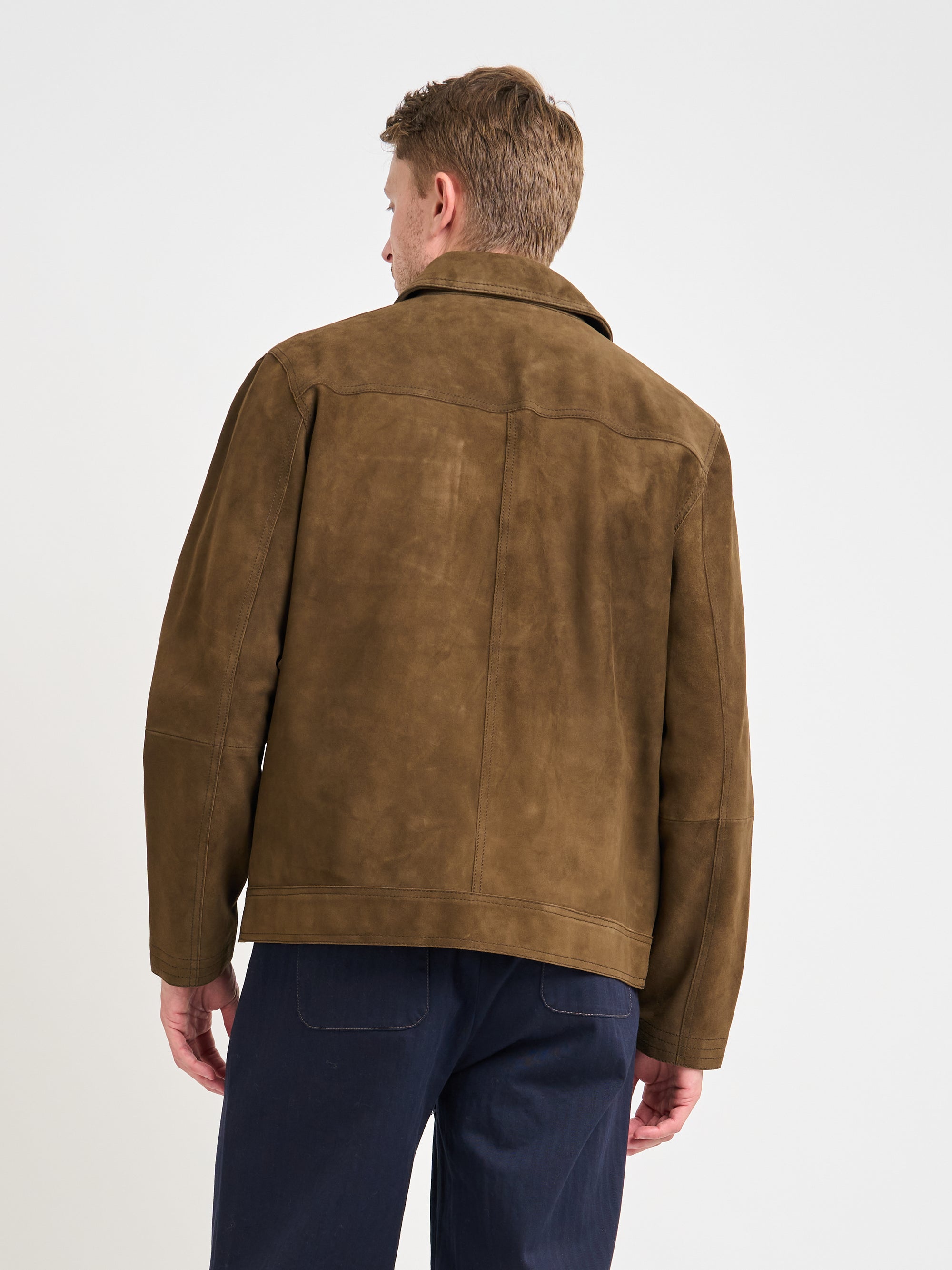 Suede Hardwick Jacket Suede Taupe
