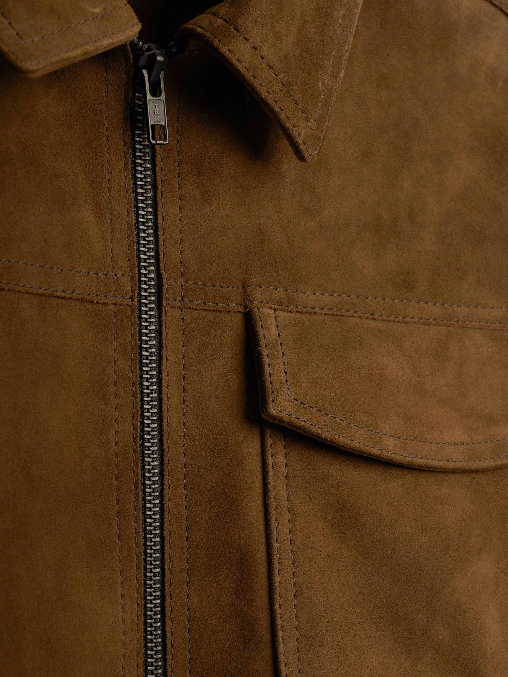 Suede Hardwick Jacket Suede Taupe
