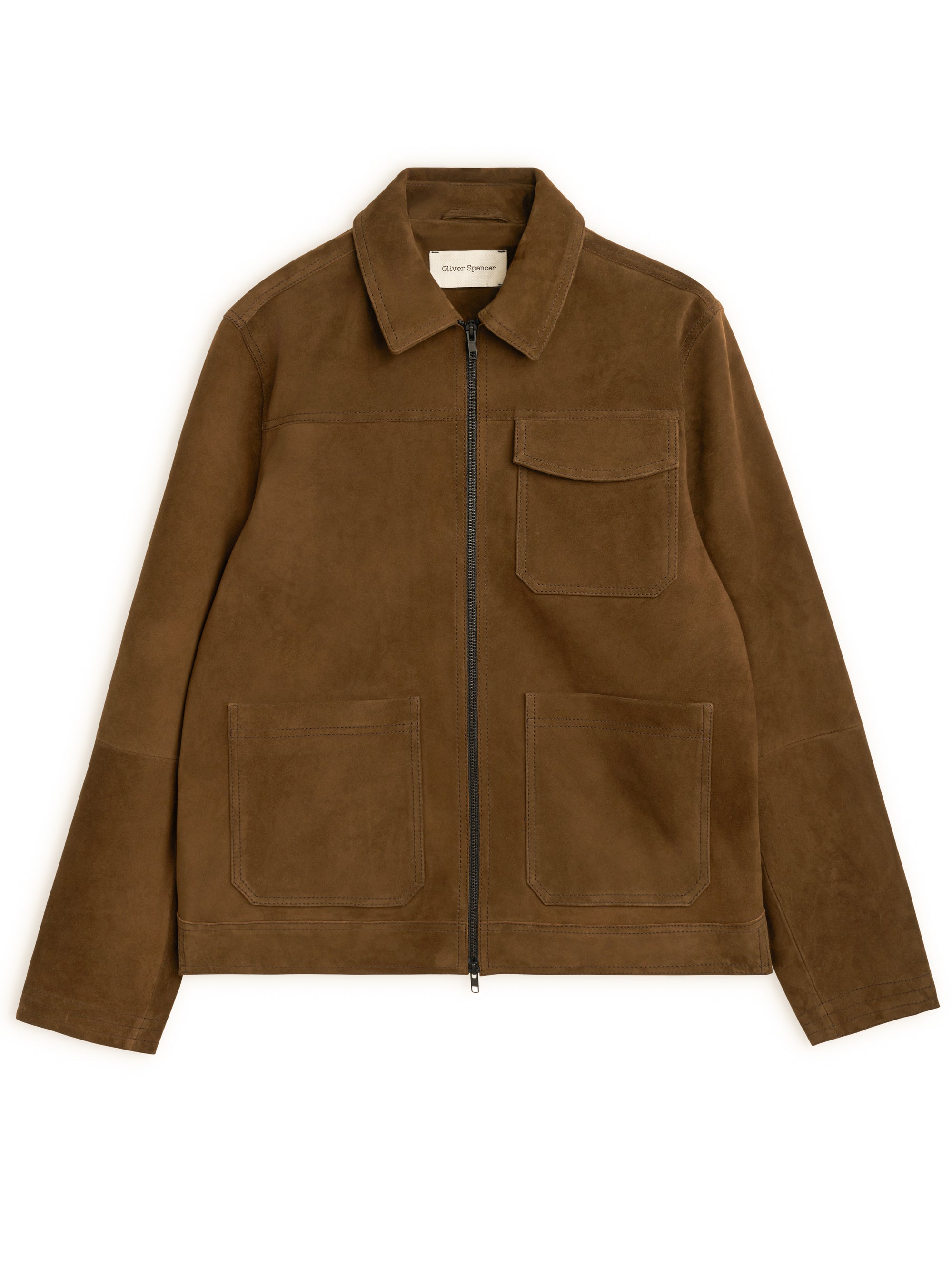 Suede Hardwick Jacket Suede Taupe