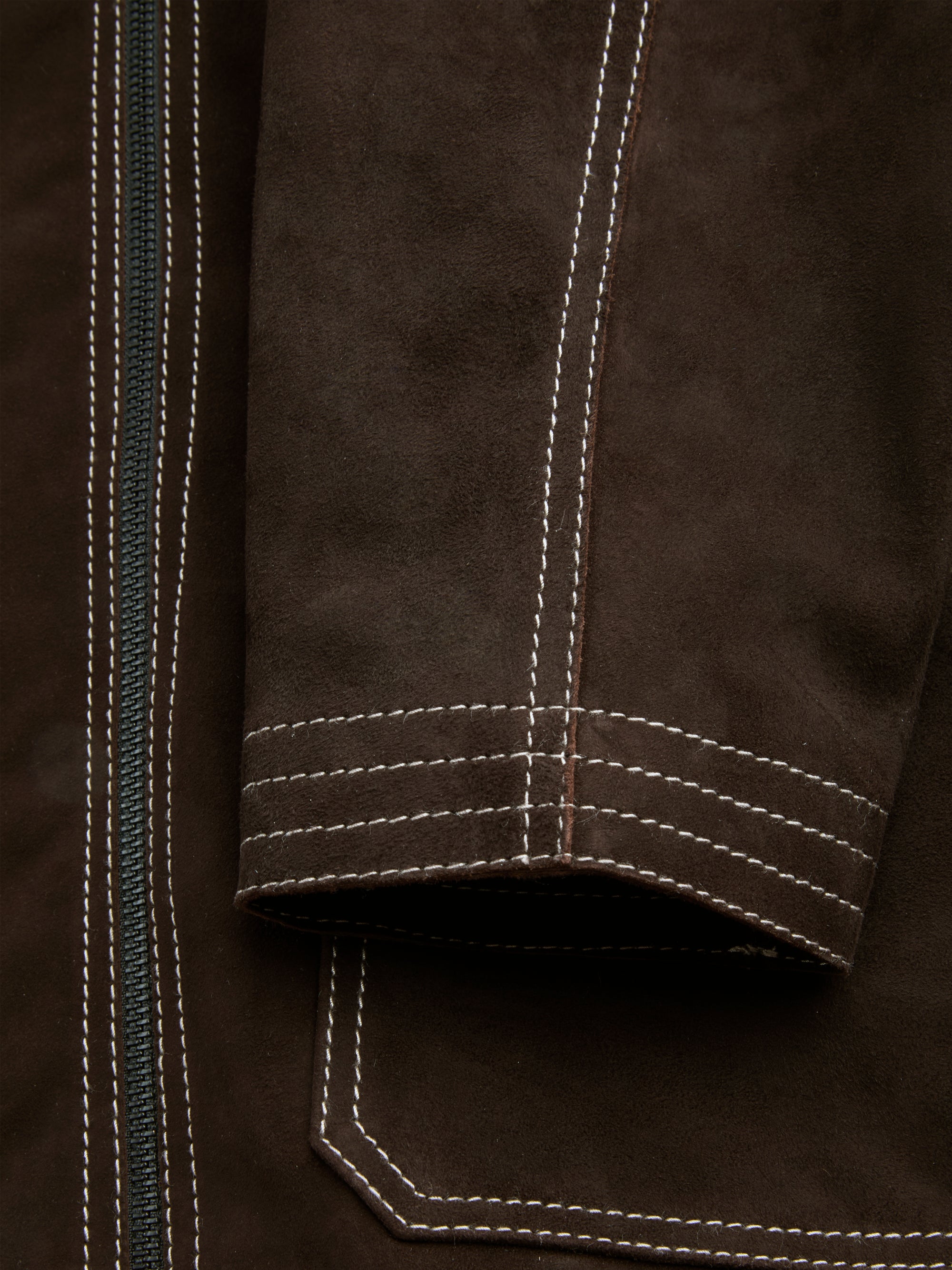Suede Hardwick Jacket Suede Chocolate Brown