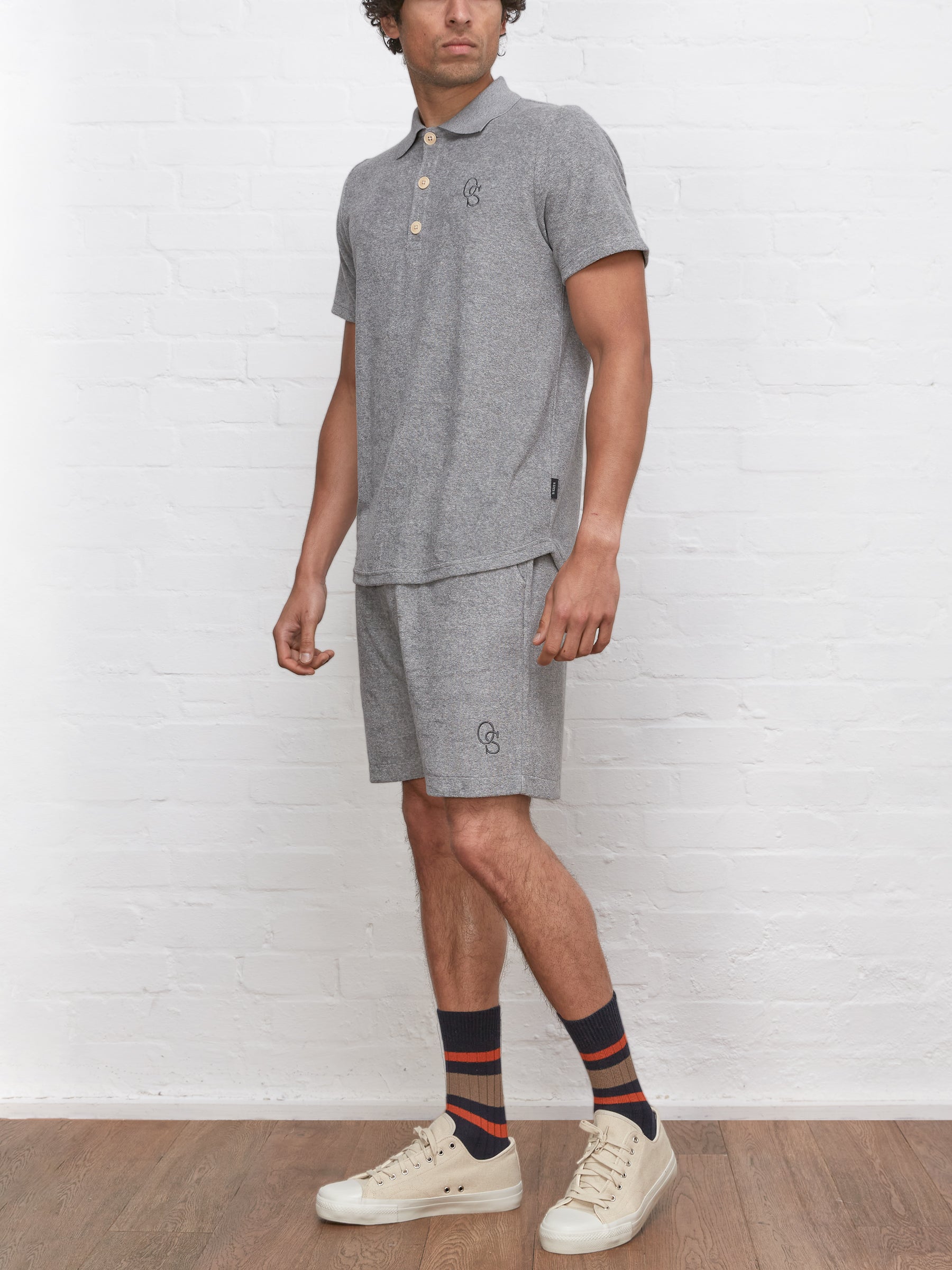 House Jersey Shorts Ashbourne Grey
