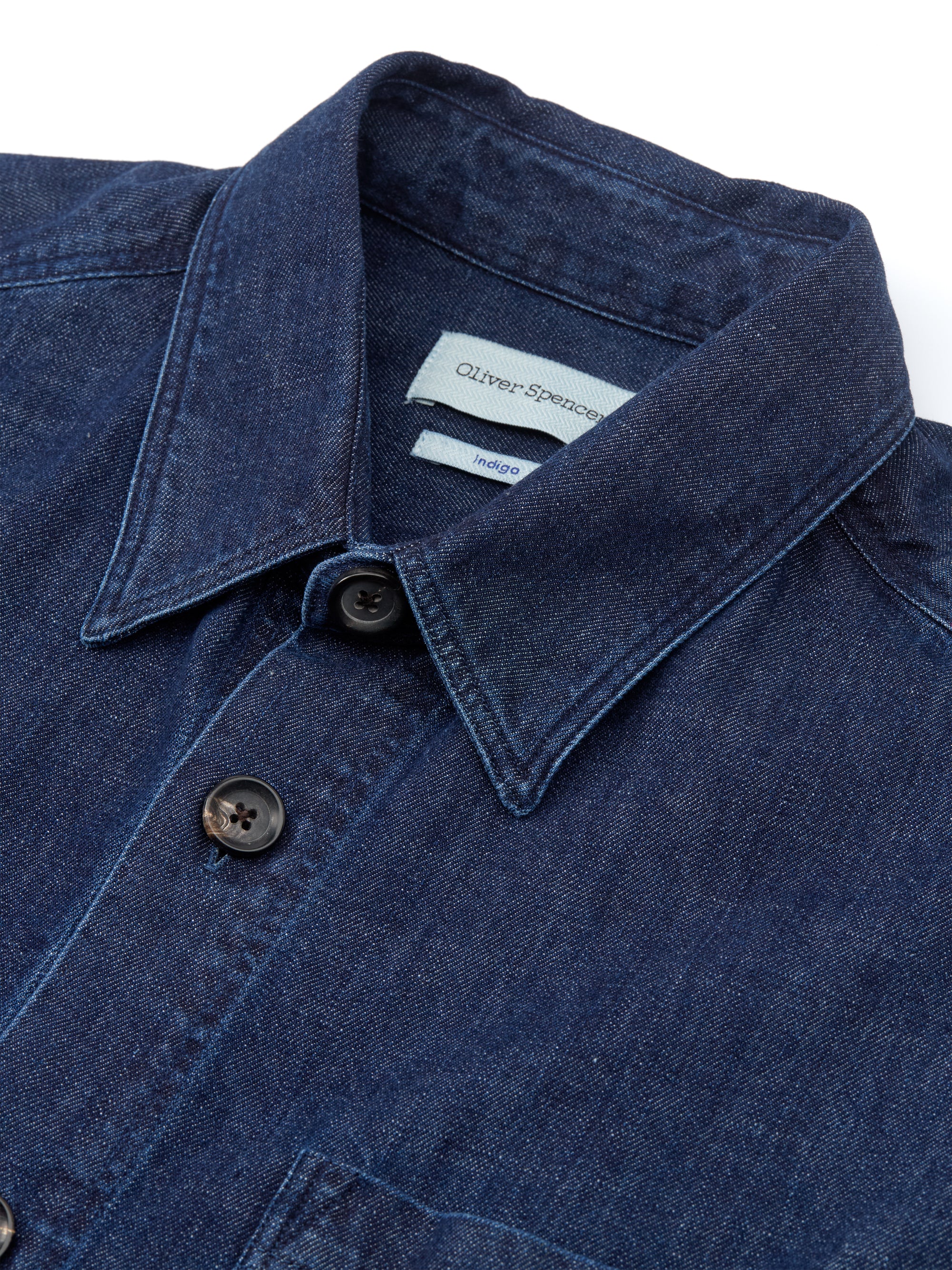 Treviscoe Shirt Mullins Denim Indigo Rinse