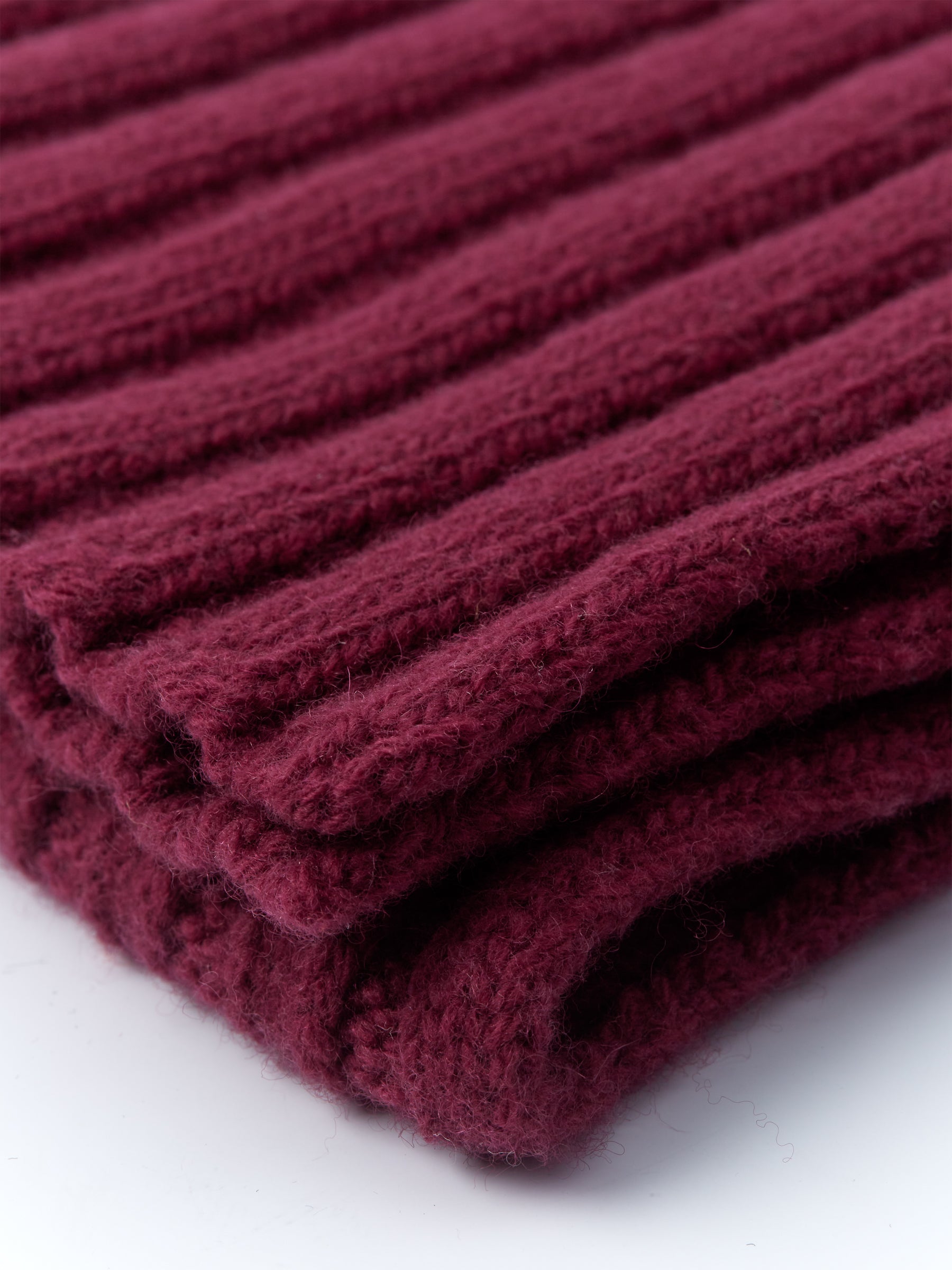 Soane Scarf Rib Berry Red