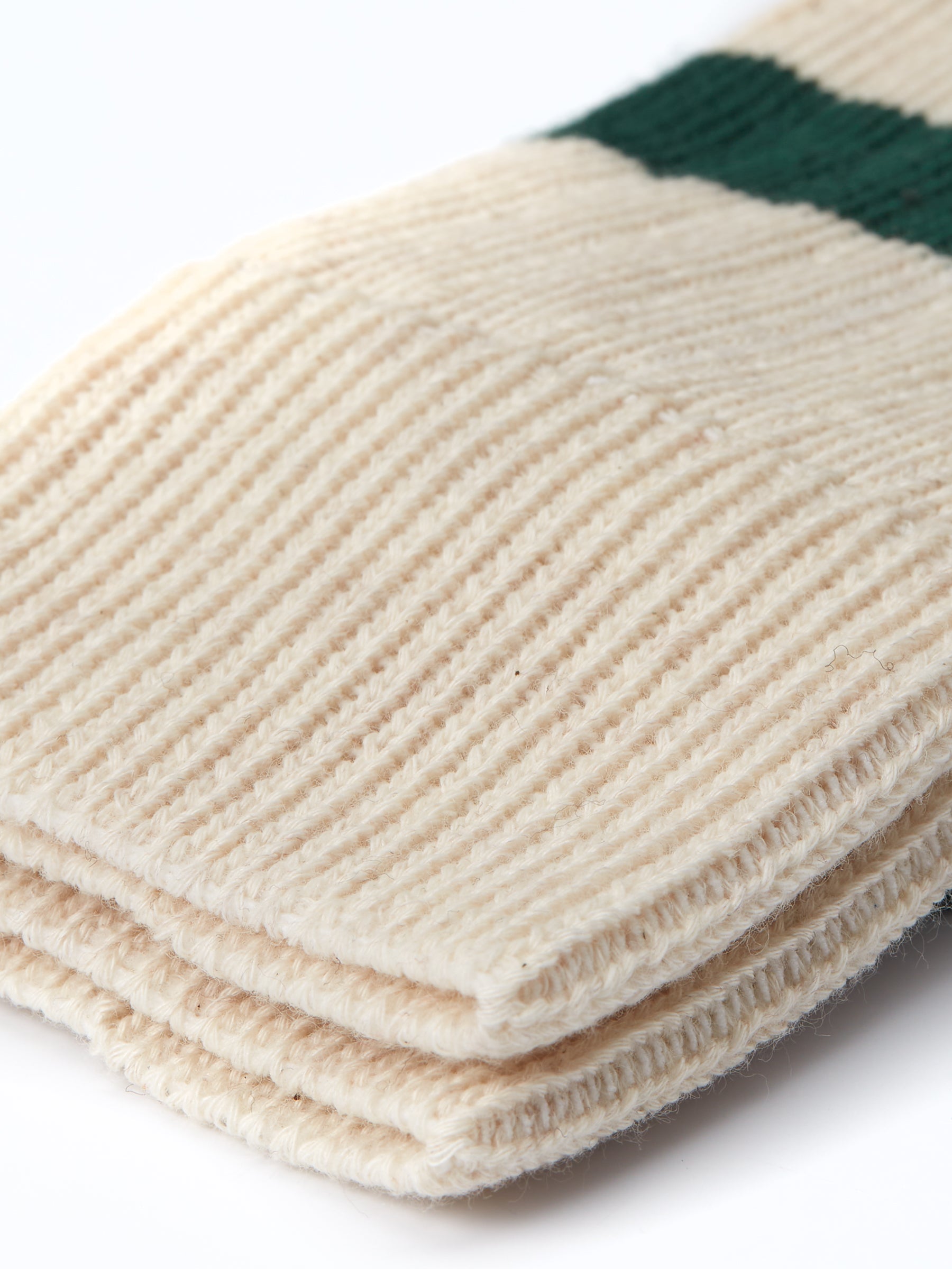 Polperro Socks Merrow Green/Cream