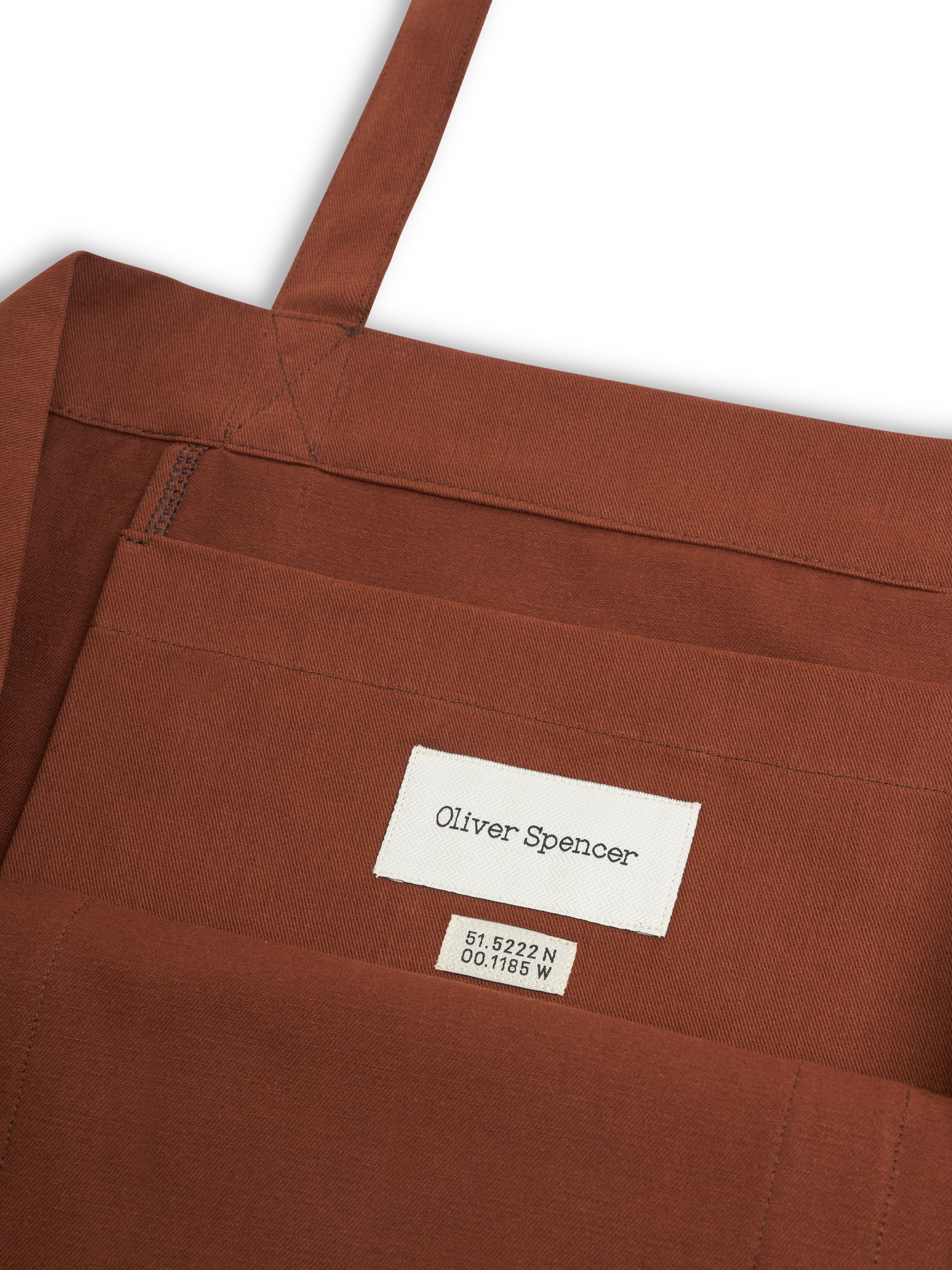 Weekend Tote Bag Cheviot Rust