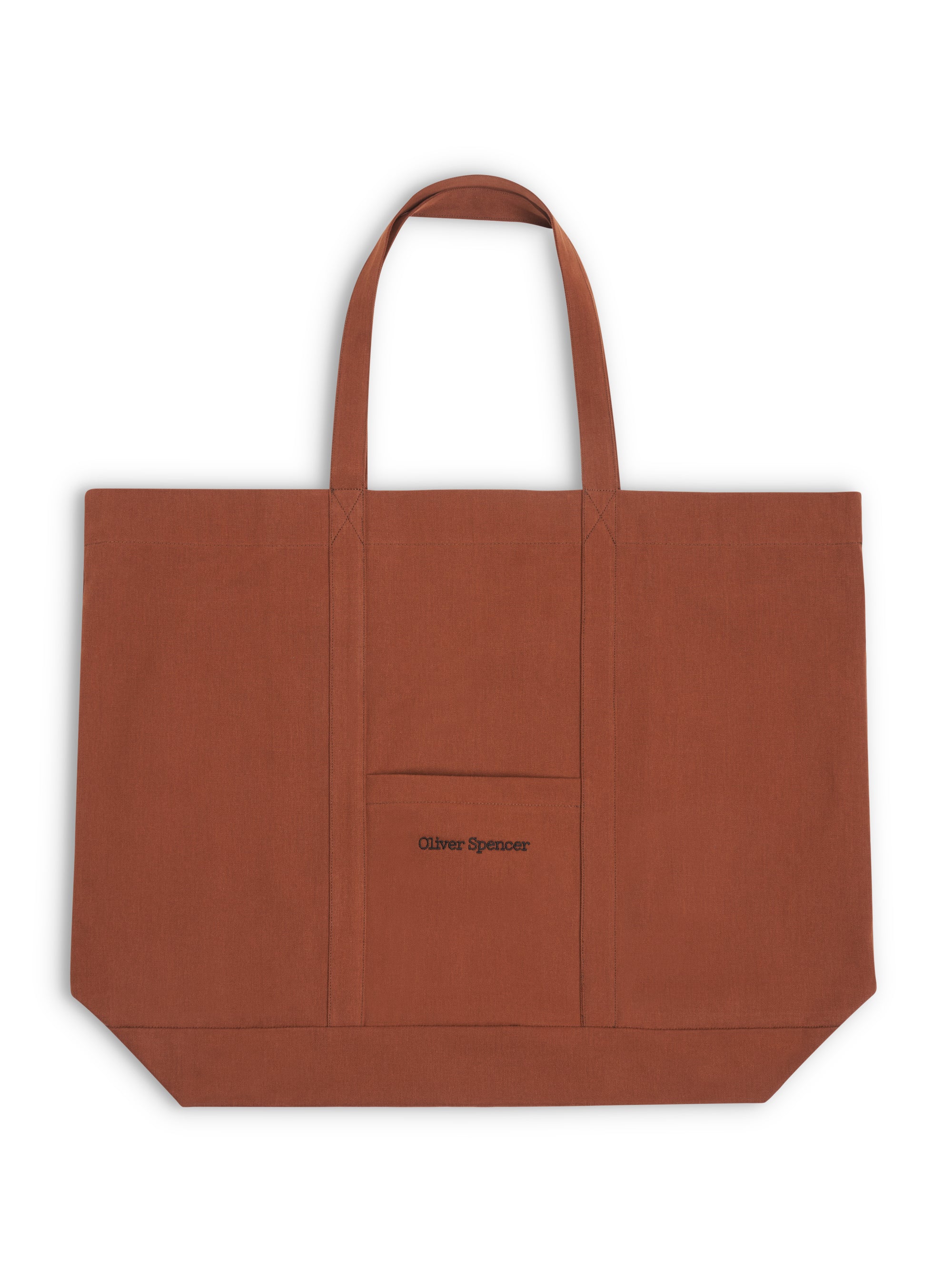 Weekend Tote Bag Cheviot Rust