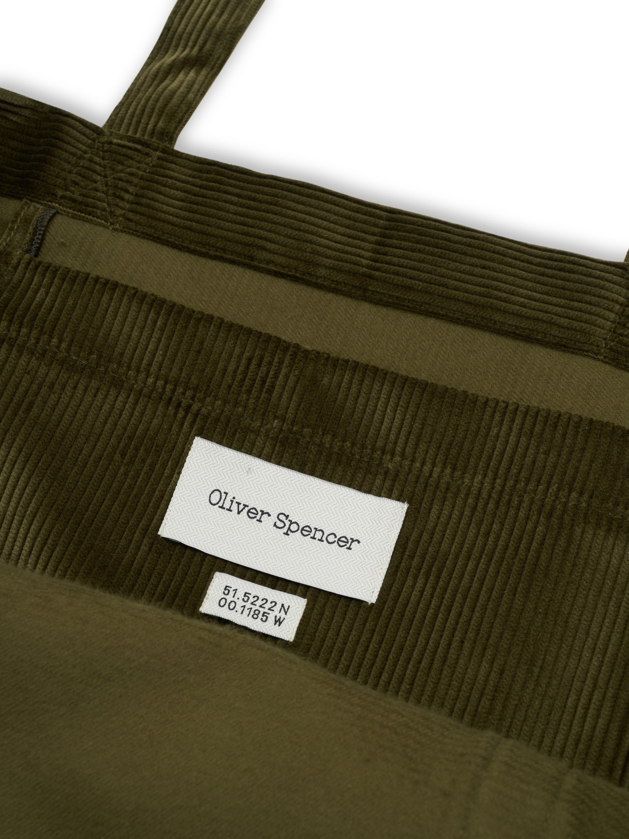 Weekend Tote Bag Kingsley Cord Green