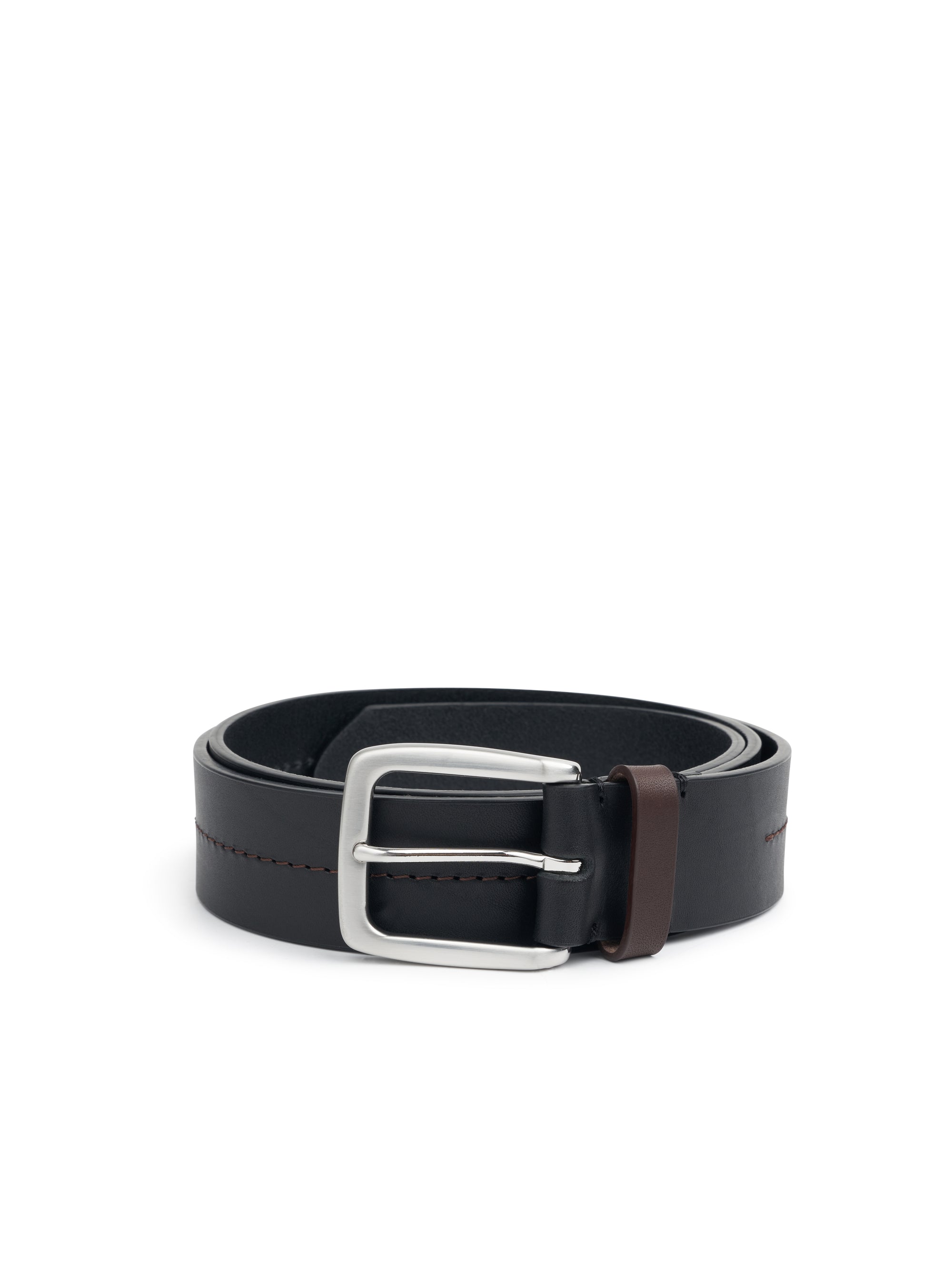 Stitch Belt Leather Black