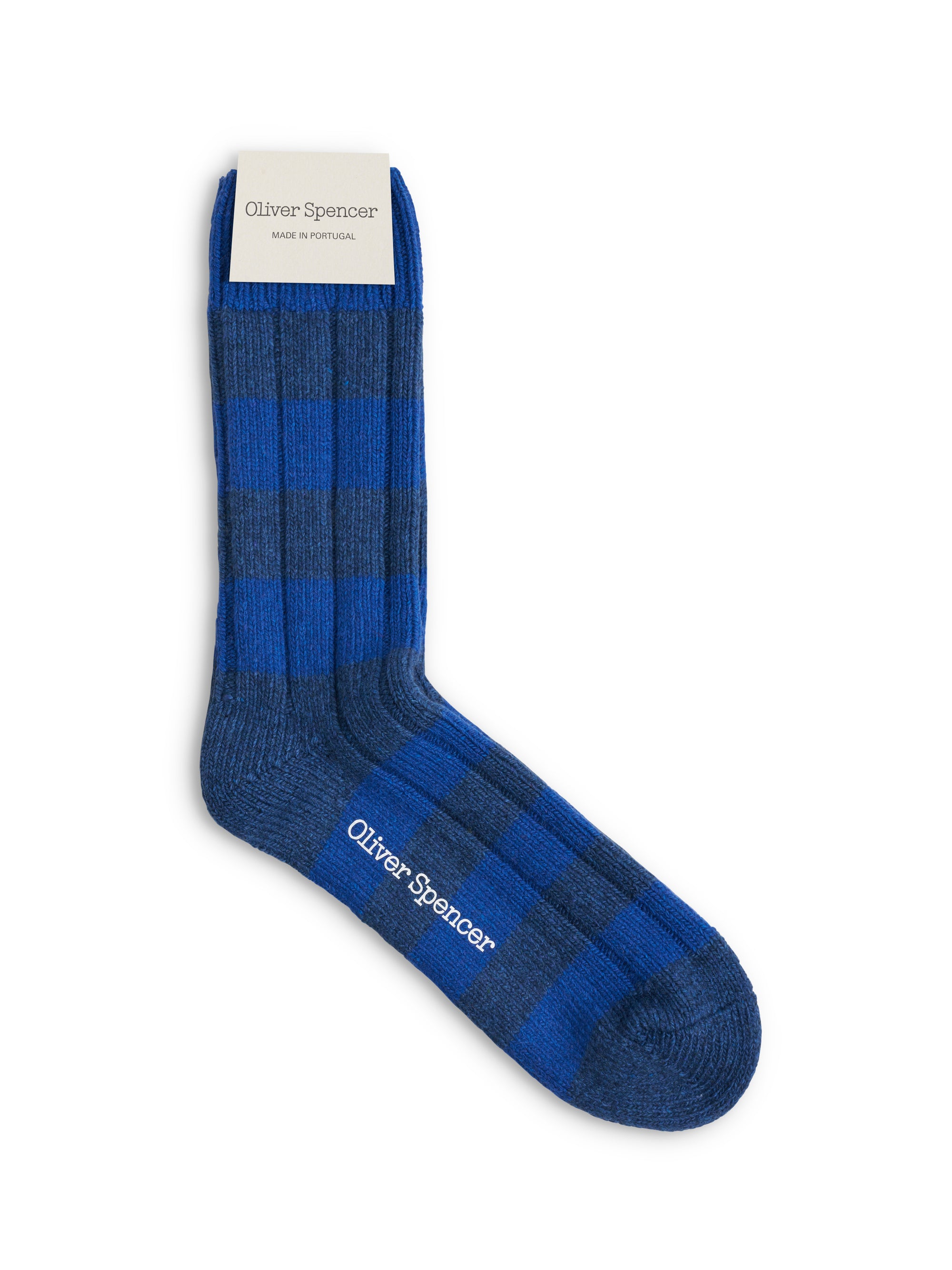Kenton Socks Glen Blue/Cobalt Blue