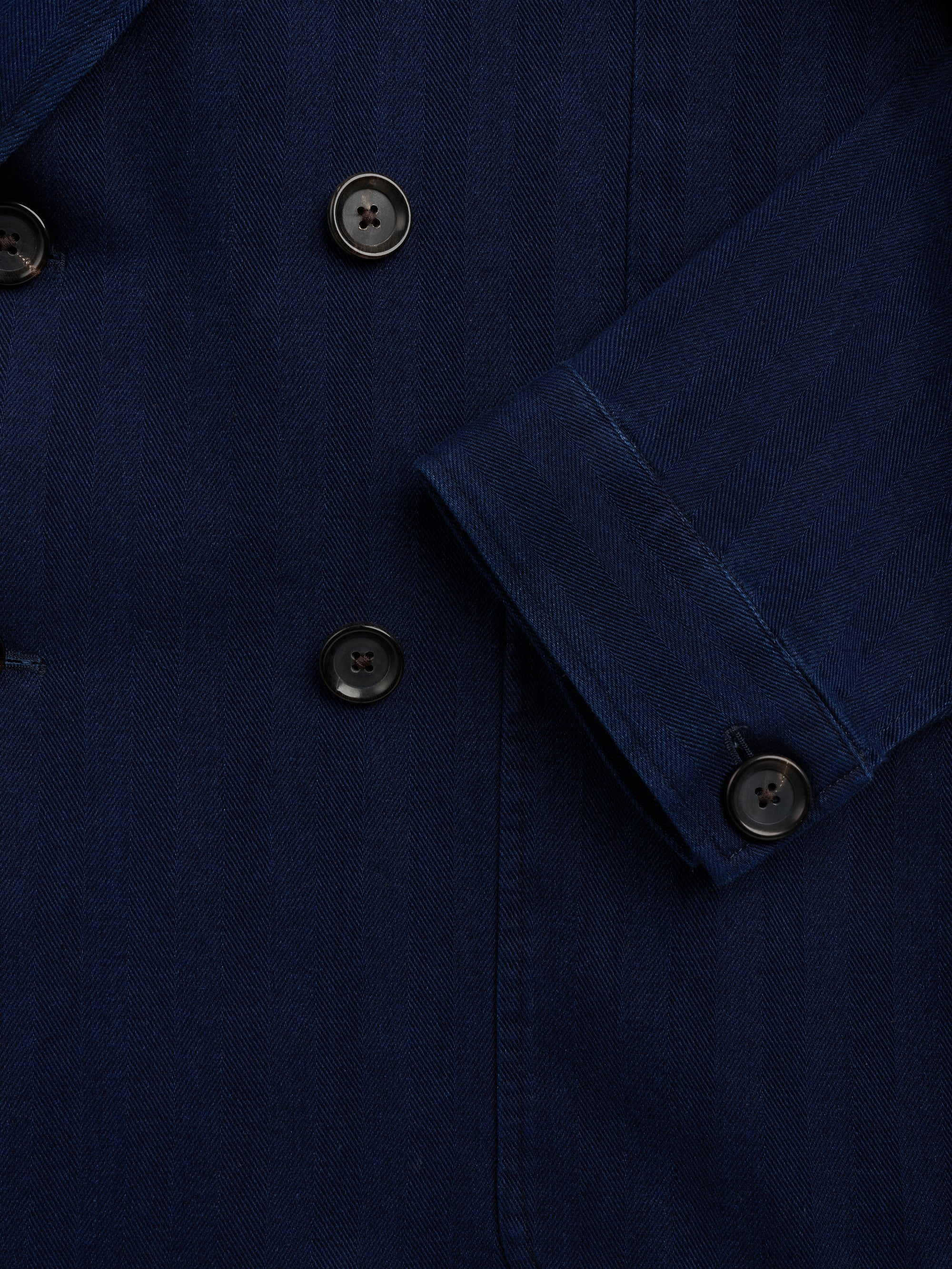 Double Breasted Jacket Faye Indigo Blue