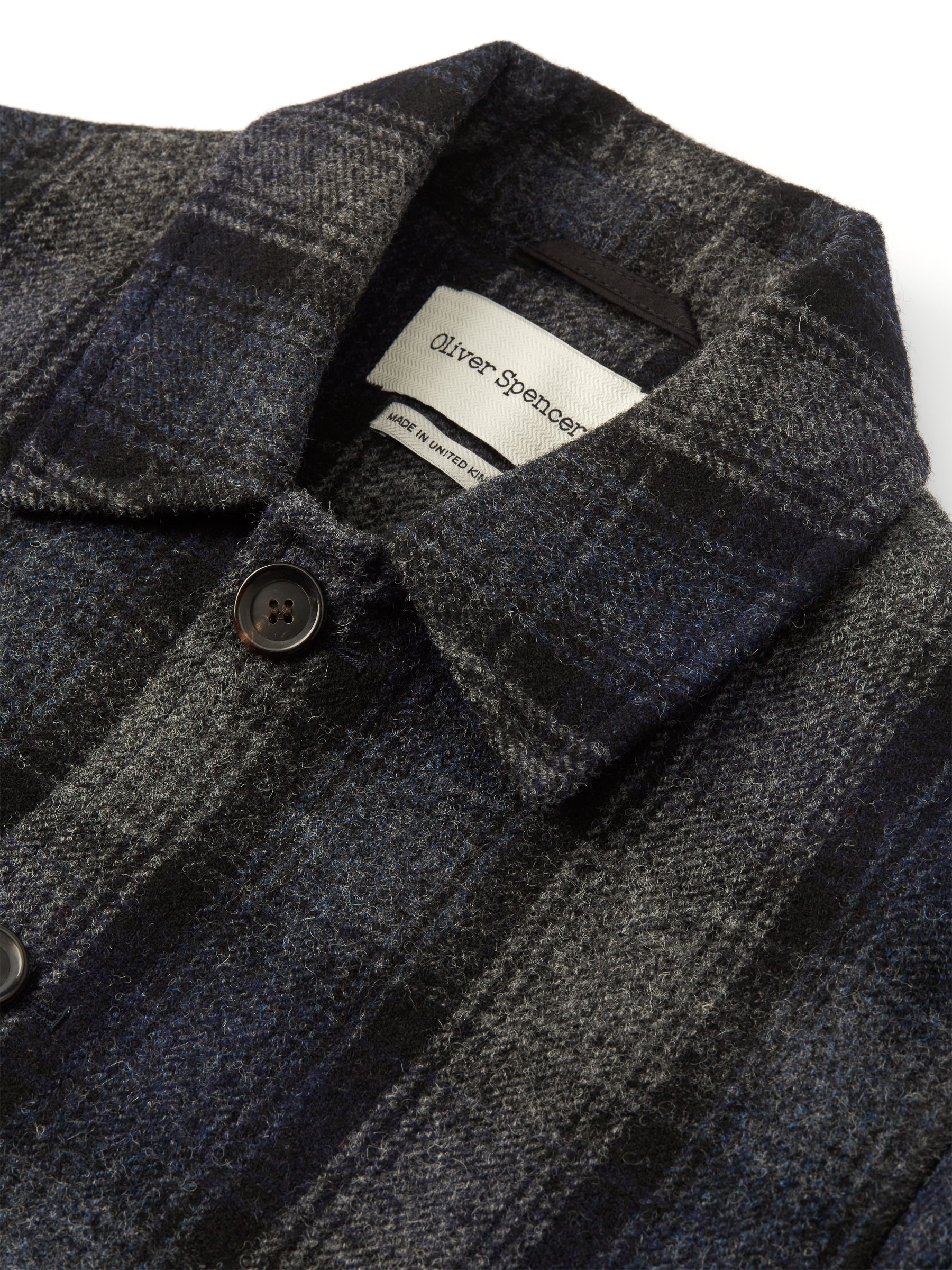 Linfield Bomber Jacket Combe Navy/Grey