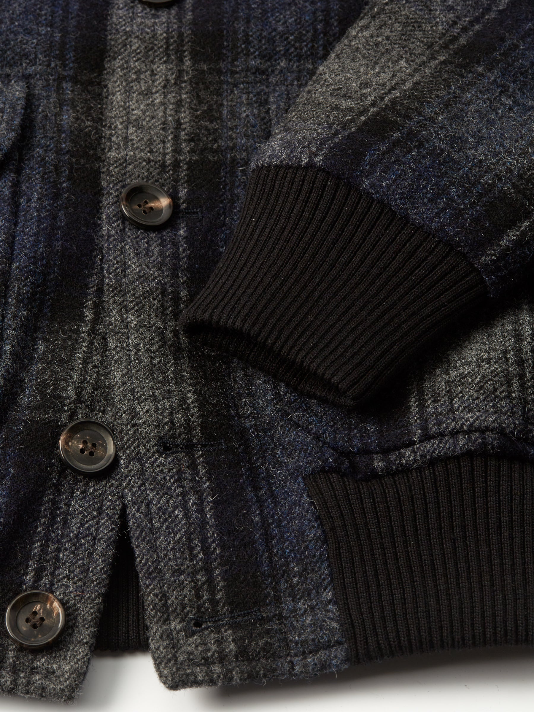 Linfield Bomber Jacket Combe Navy/Grey