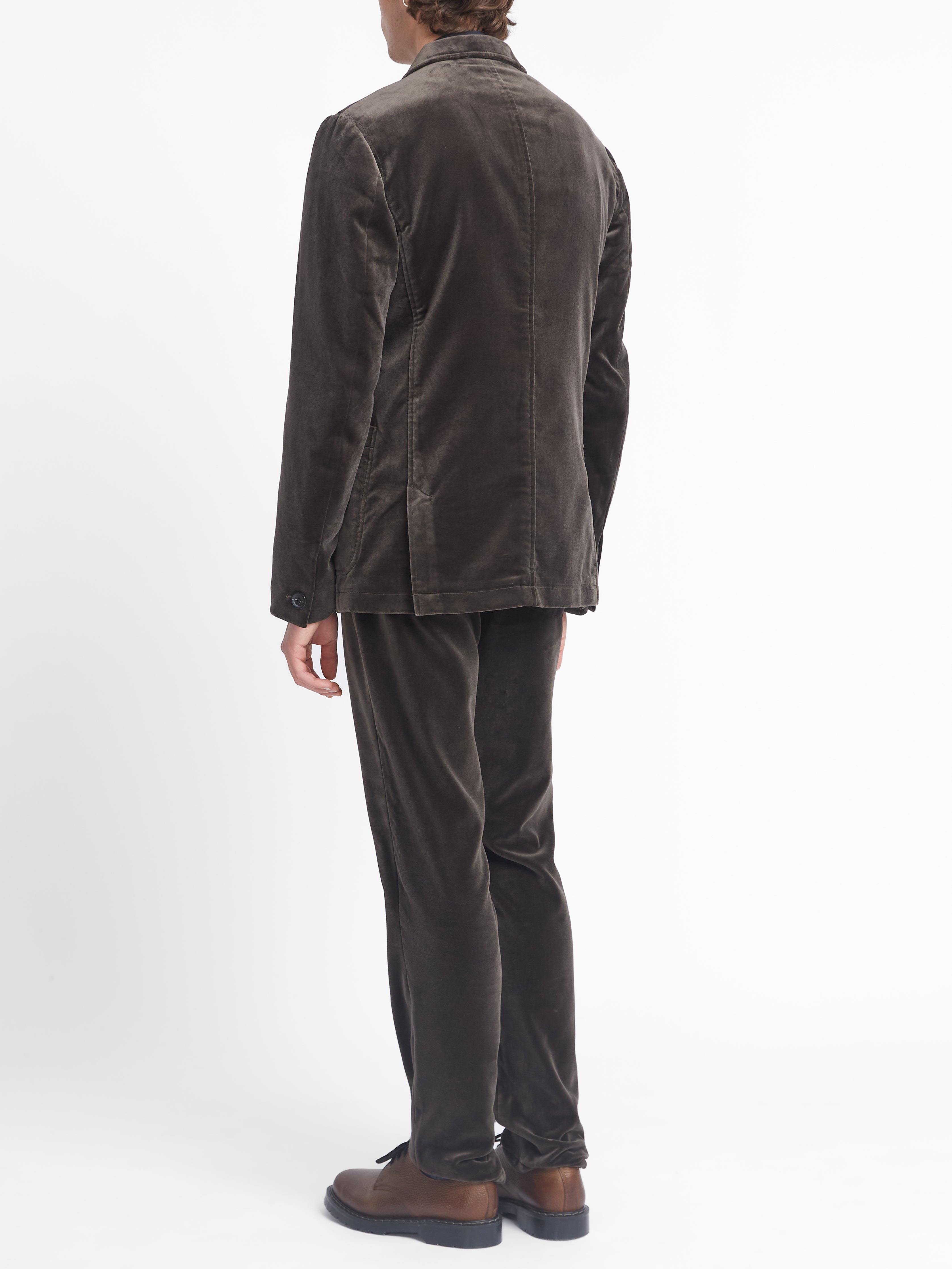 Mansfield Jacket Velvet Mole Grey
