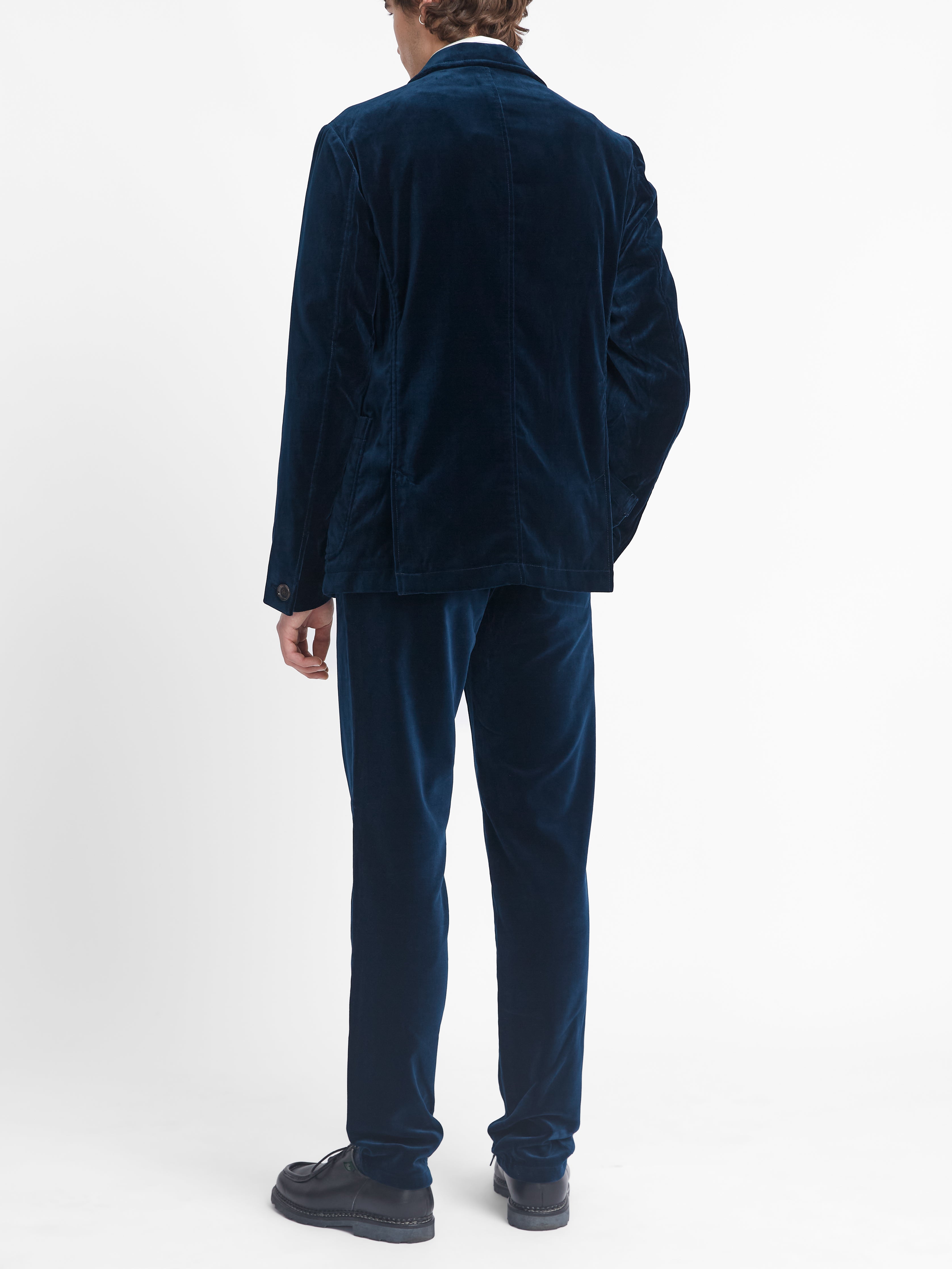 Mansfield Jacket Velvet Sapphire Blue