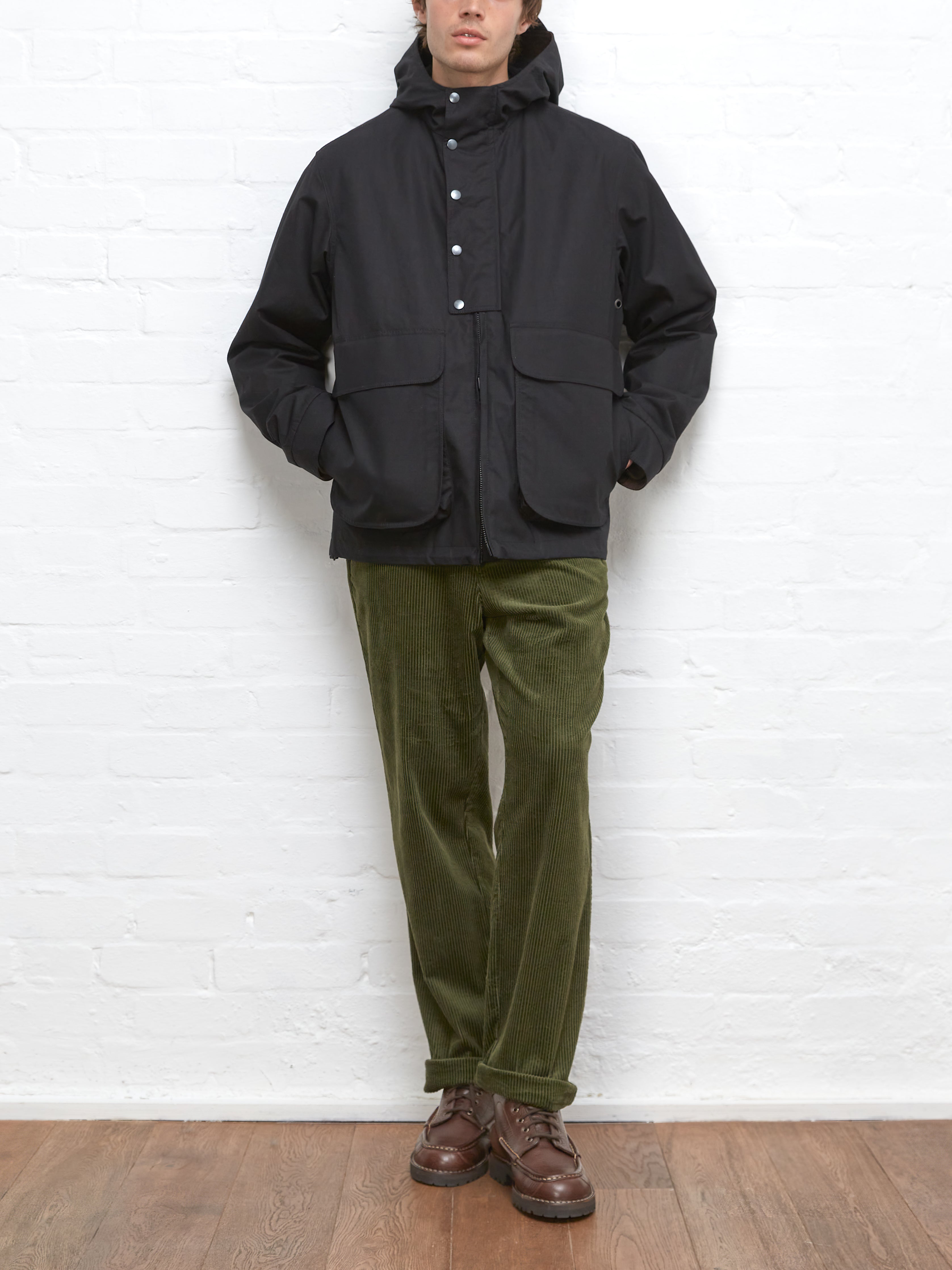 Salcombe Hooded Jacket Abbey Black