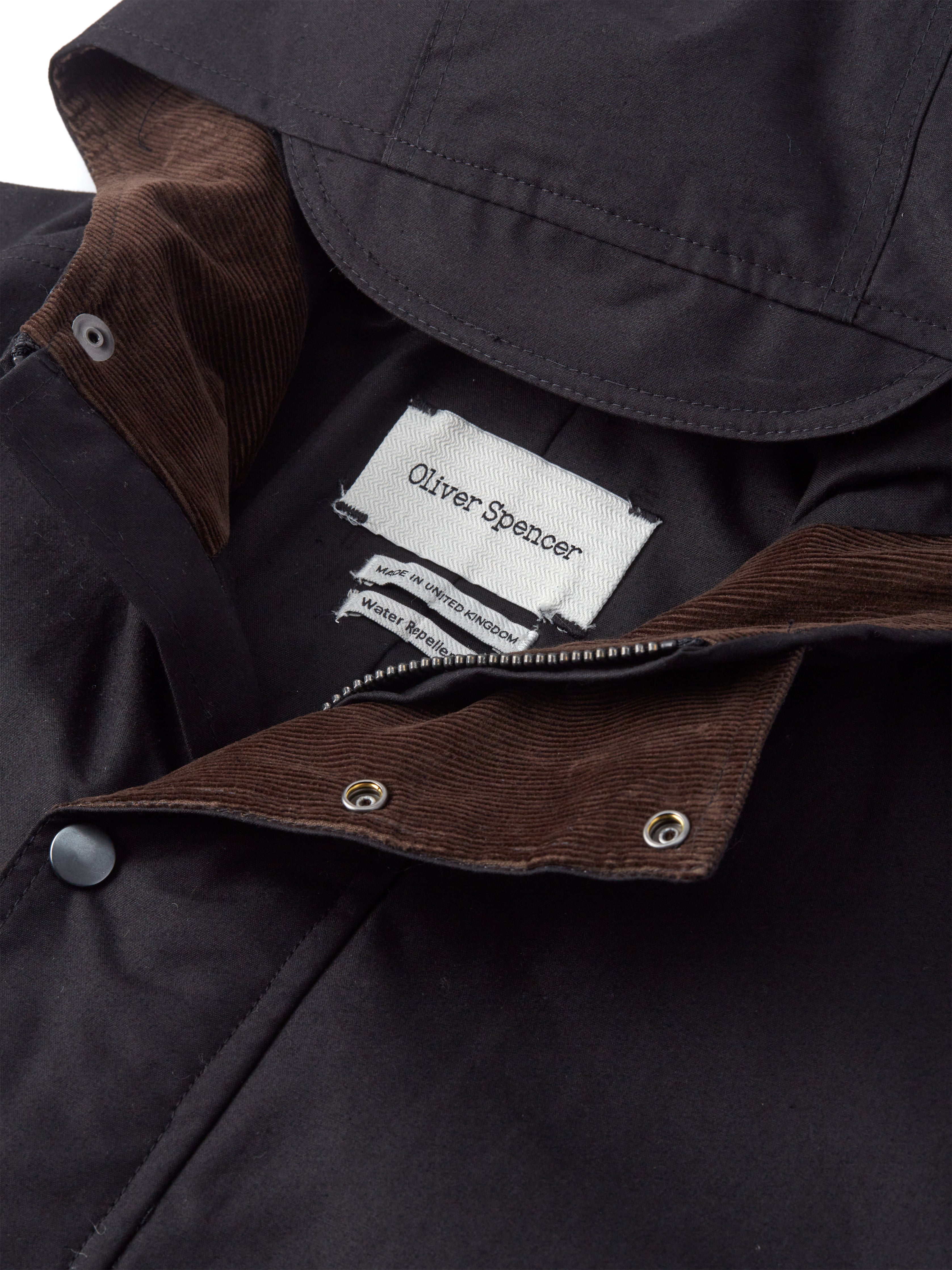 Salcombe Hooded Jacket Abbey Black