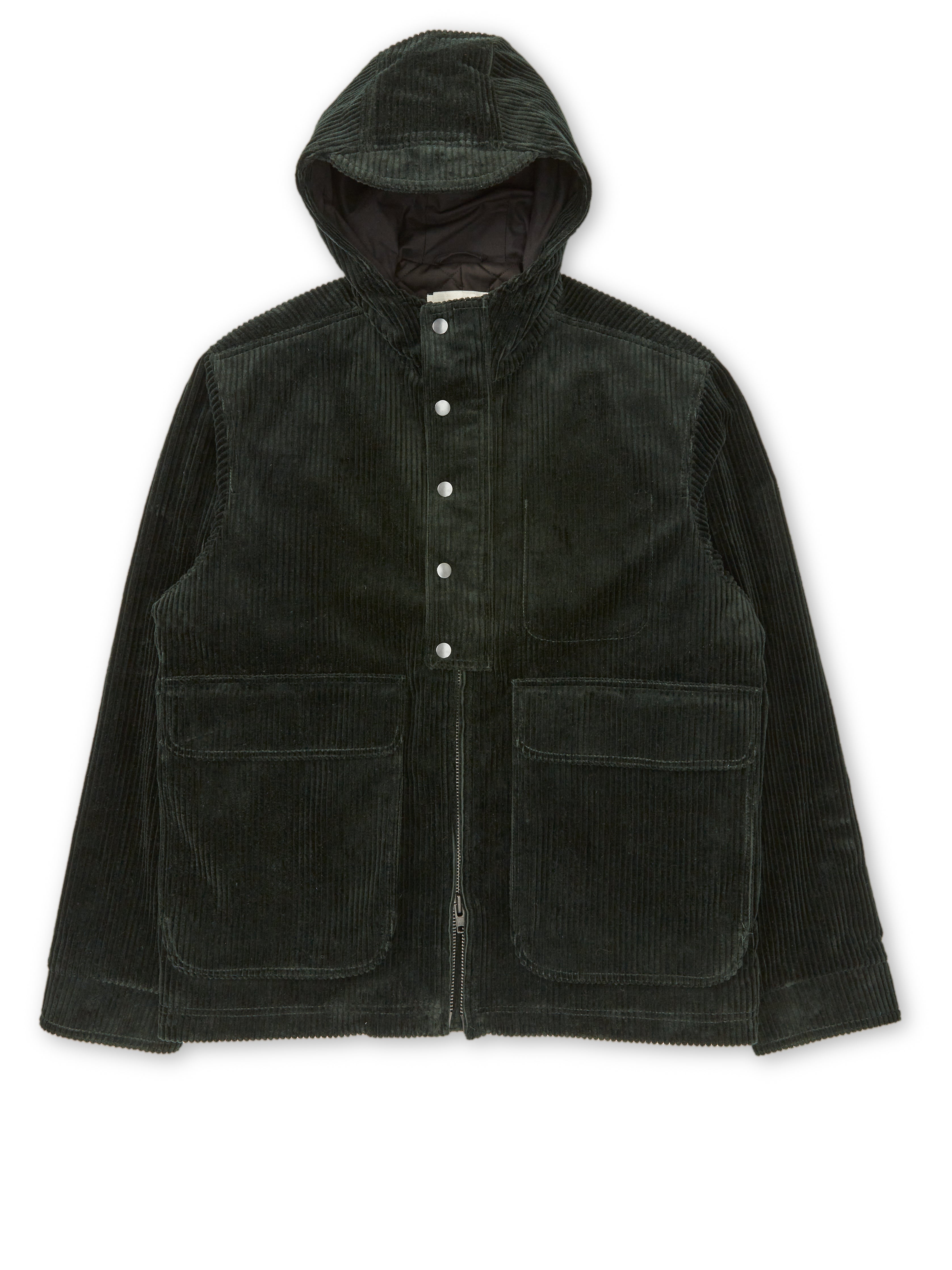 Salcombe Hooded Jacket Melrose Cord Green