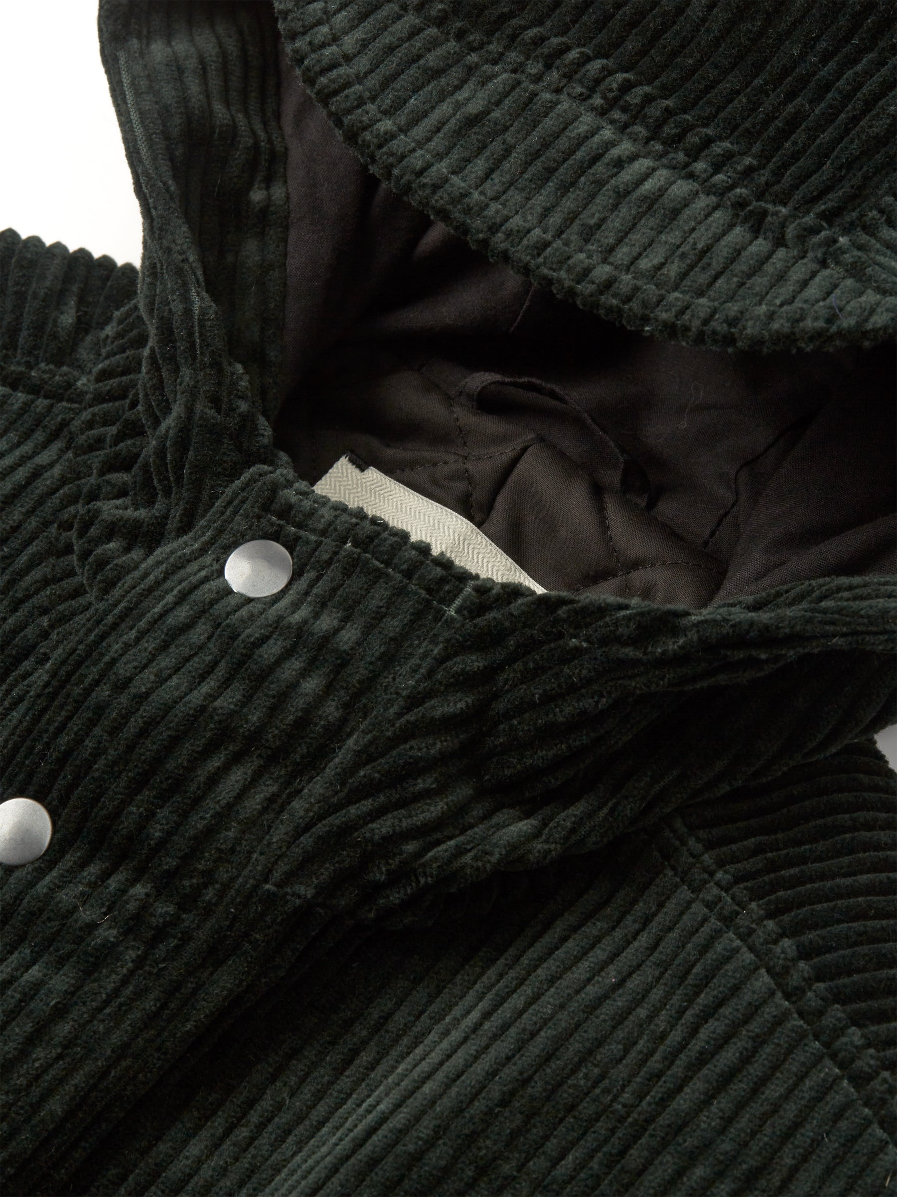Salcombe Hooded Jacket Melrose Cord Green