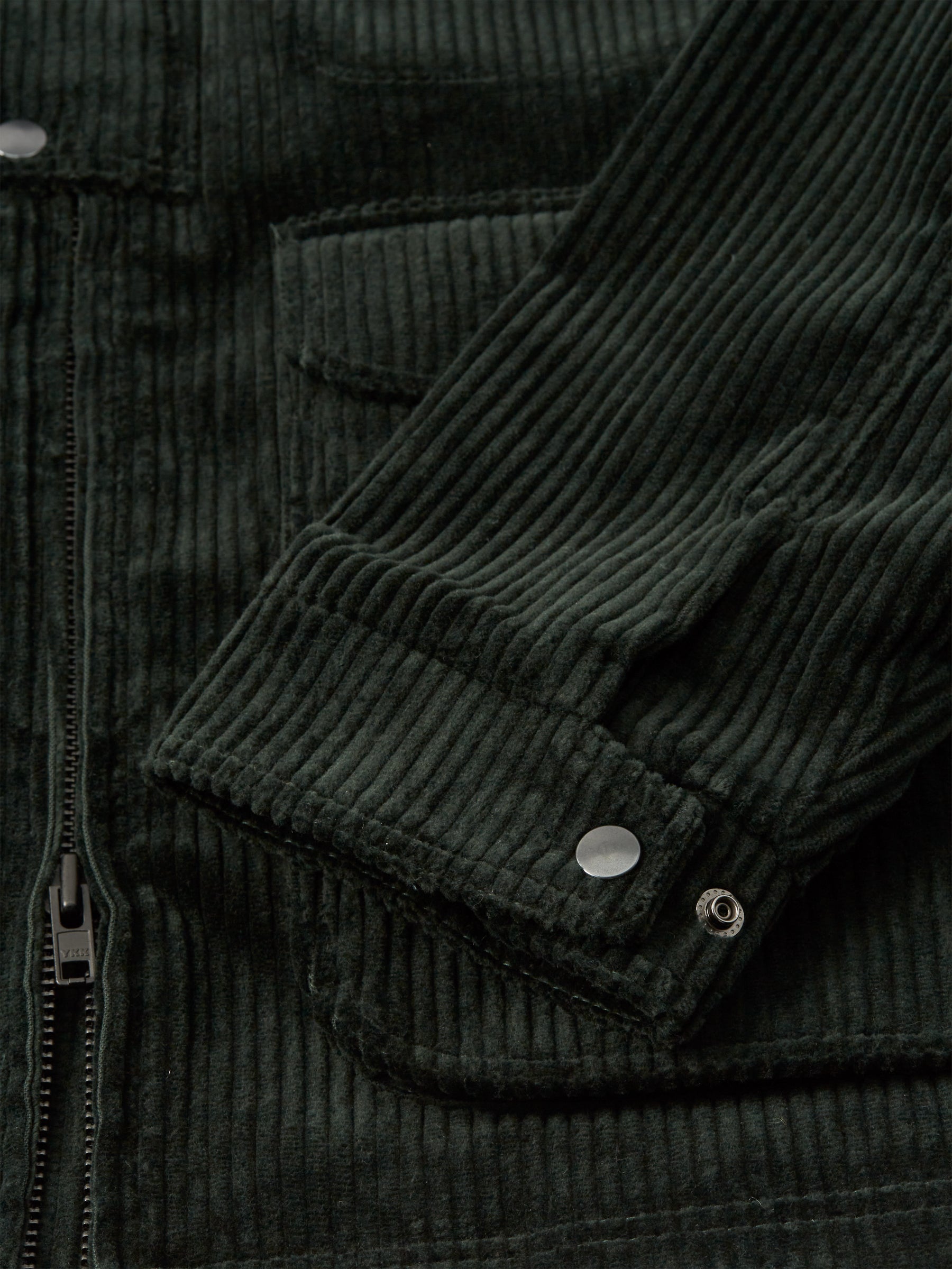 Salcombe Hooded Jacket Melrose Cord Green