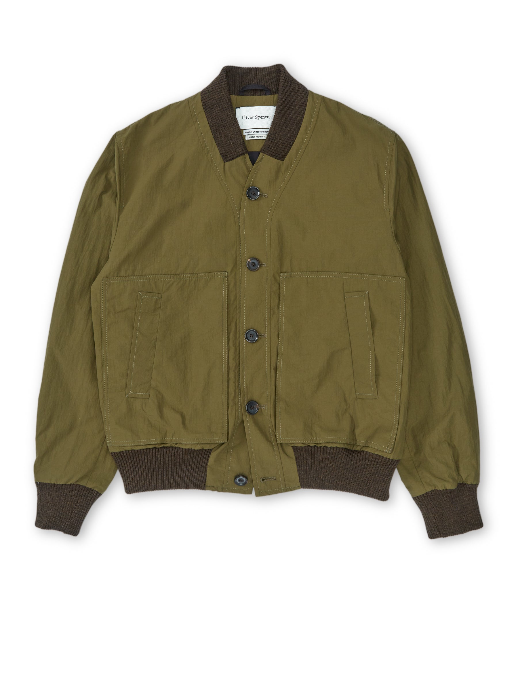 Fowey Bomber Jacket Penpol Green – Oliver Spencer