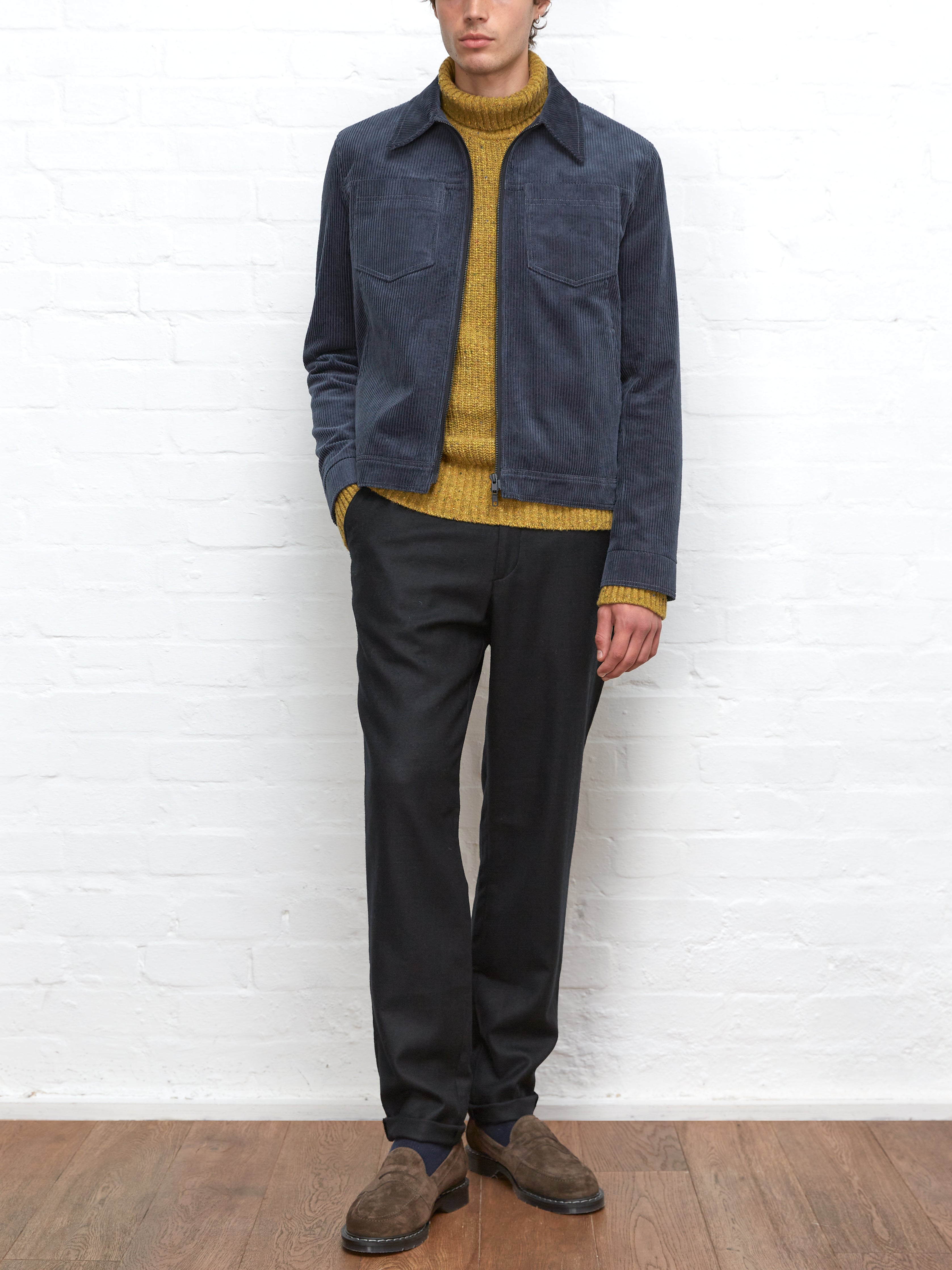 Norton Jacket Hudson Cord Blue