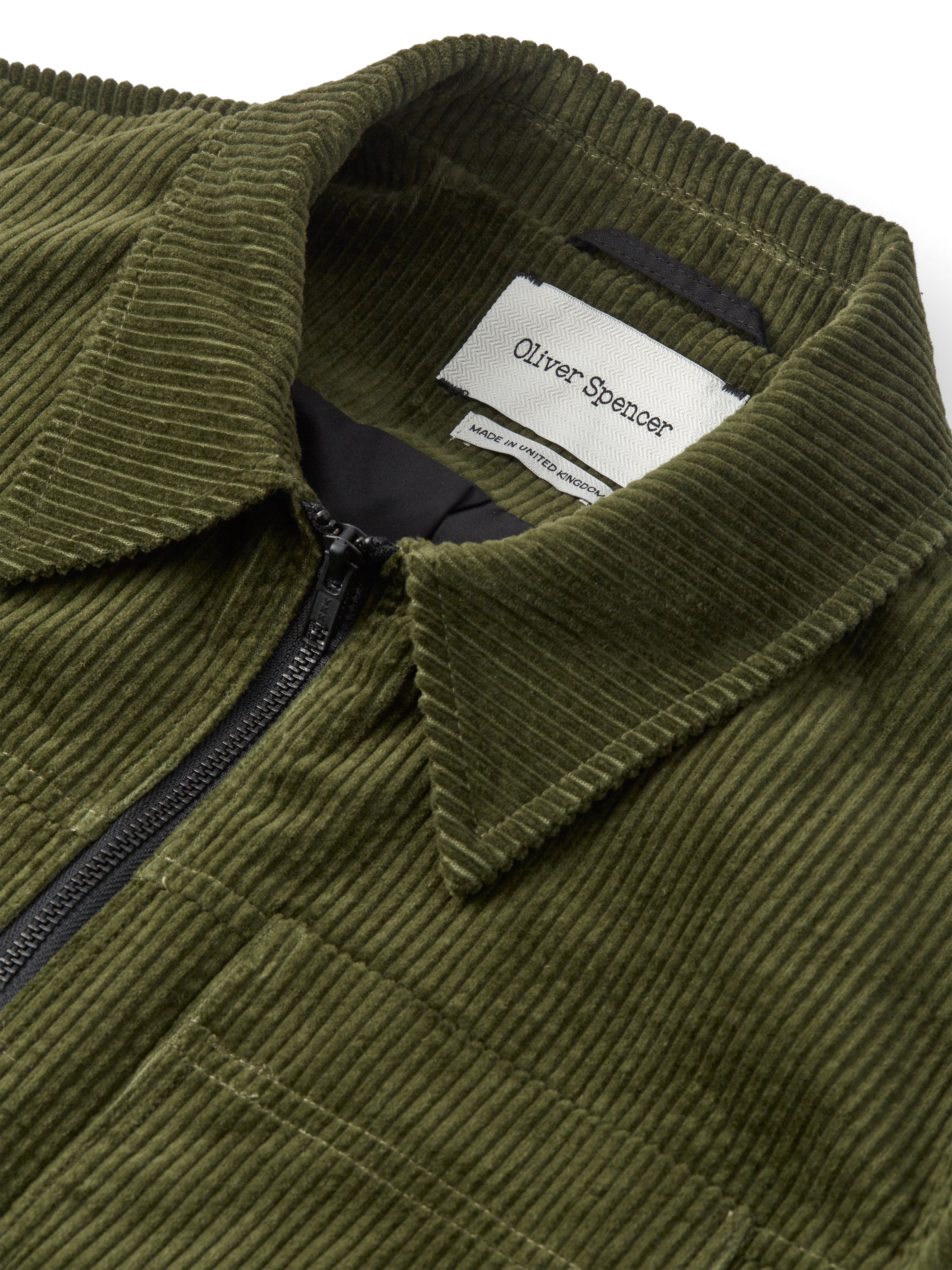 Norton Jacket Hudson Cord Green
