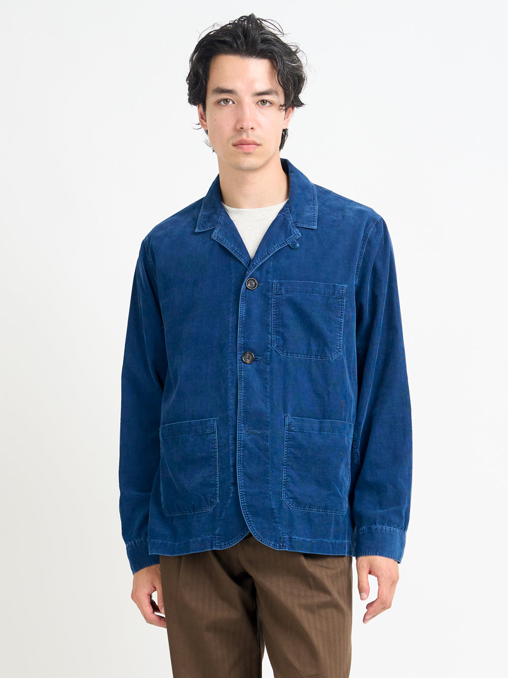 Bradwell Jacket Newson Cord Indigo Blue