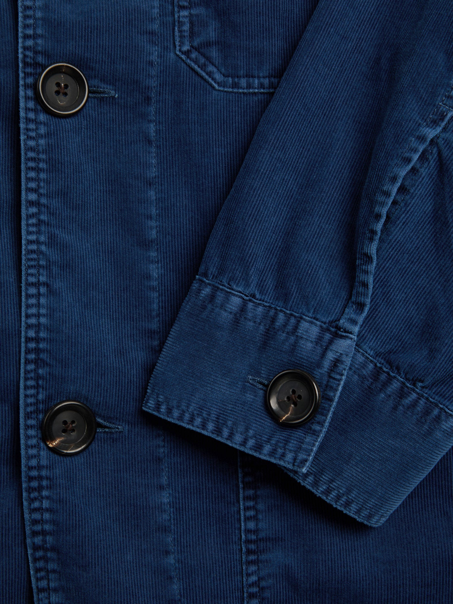 Bradwell Jacket Newson Cord Indigo Blue
