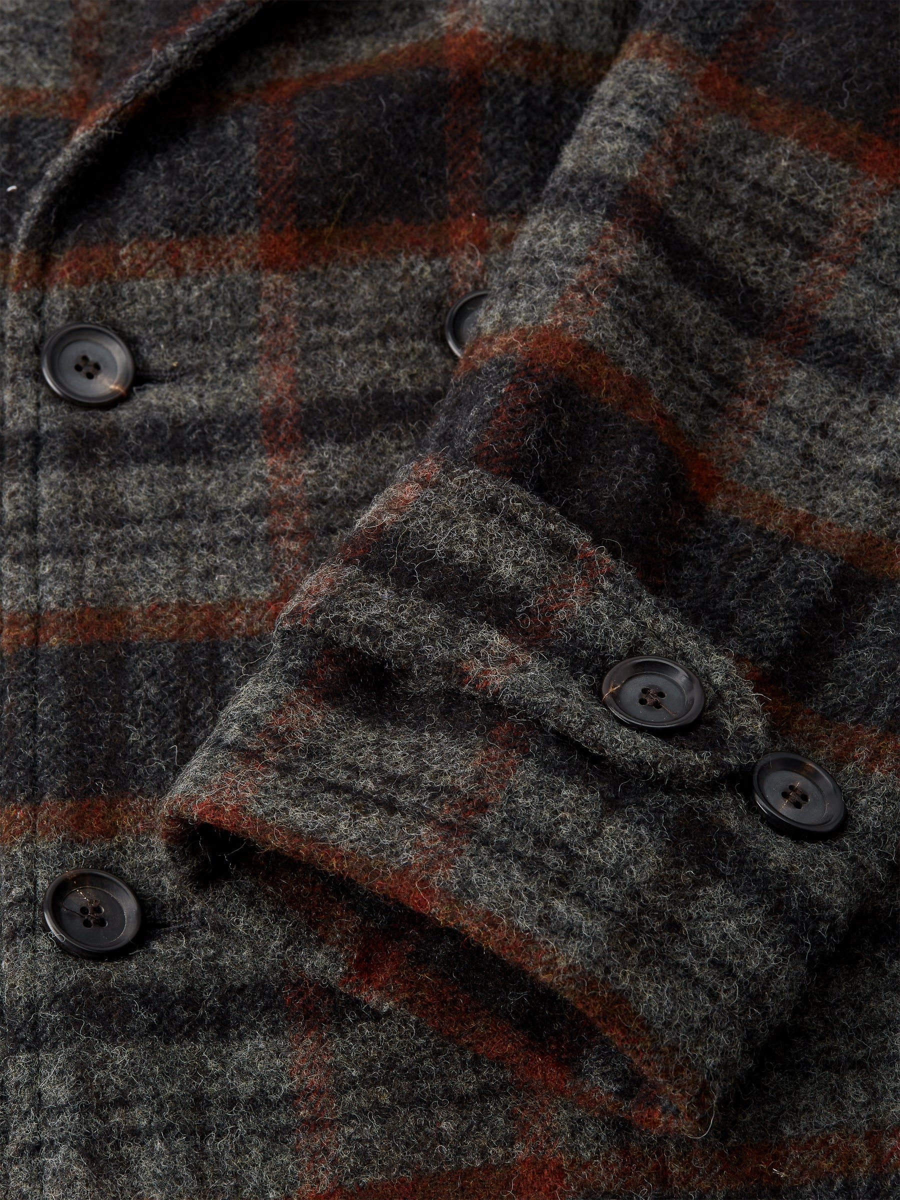 Albion Coat Kennington Rust Multi