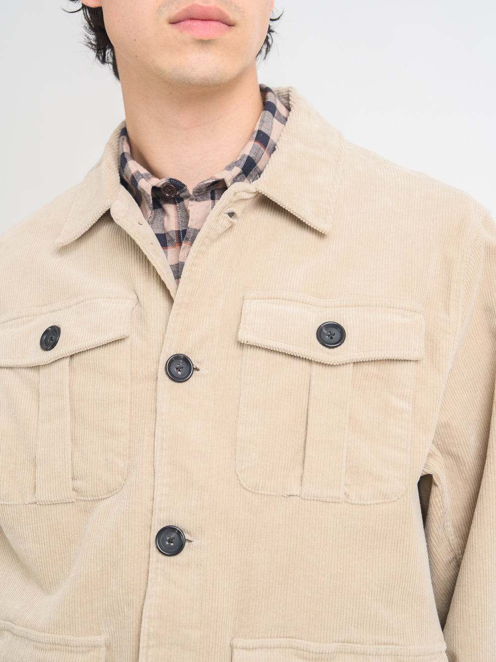 Shawcross Jacket Sibley Cord Beige