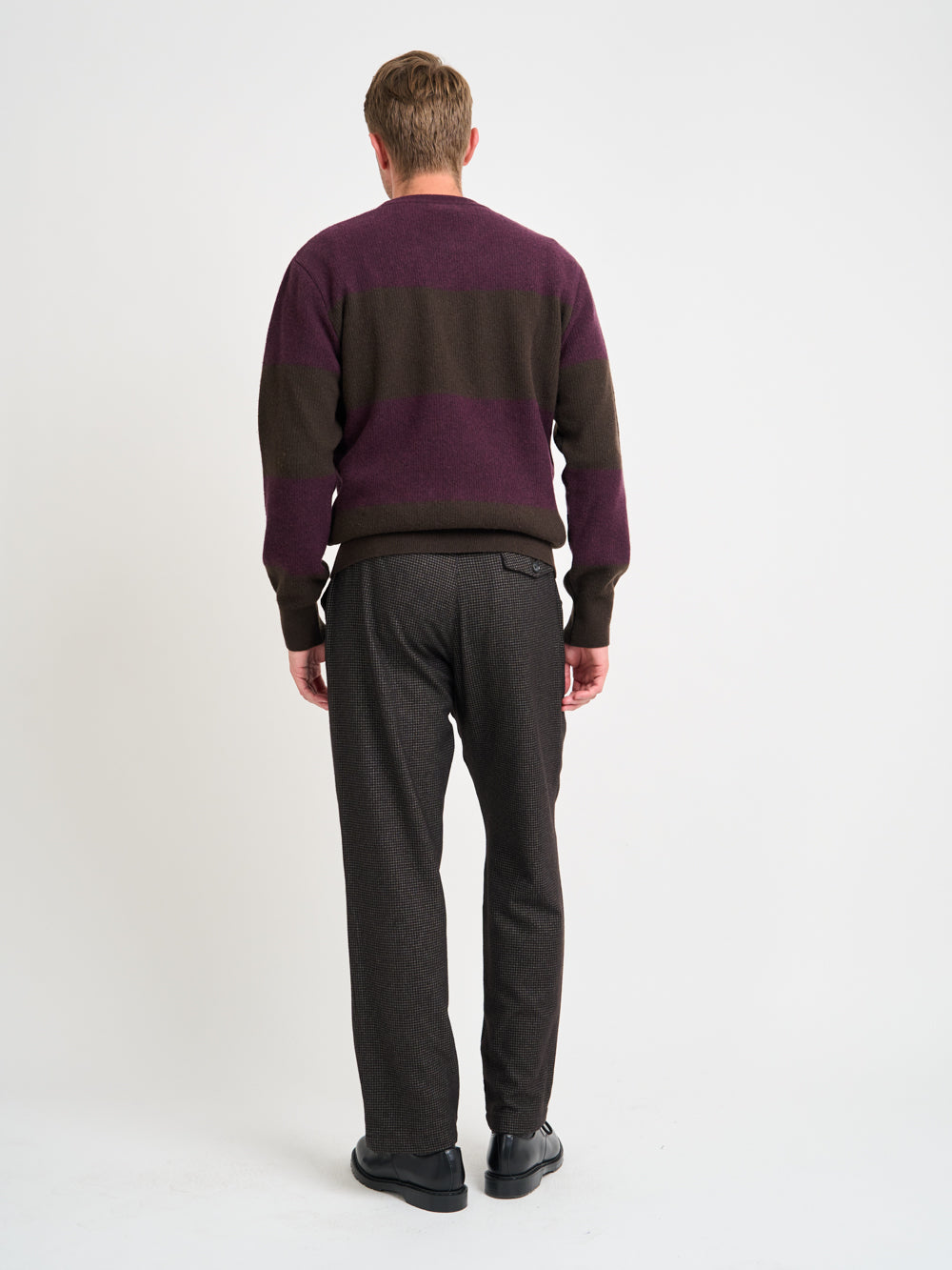 Blenheim Jumper Paxton Brown/Purple