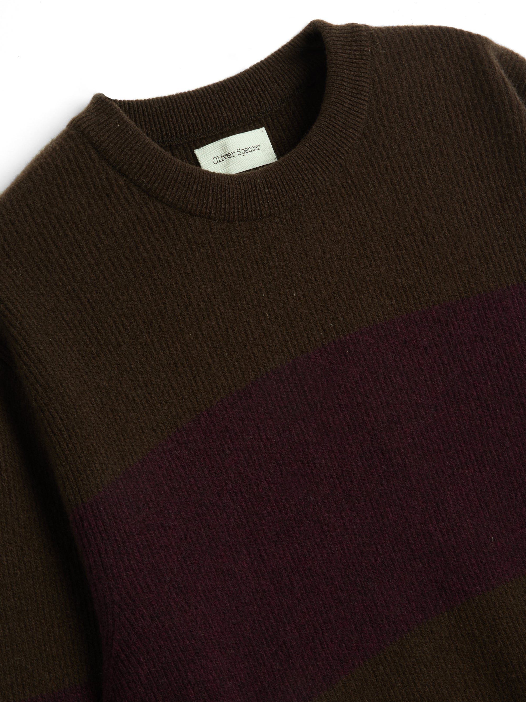 Blenheim Jumper Paxton Brown/Purple