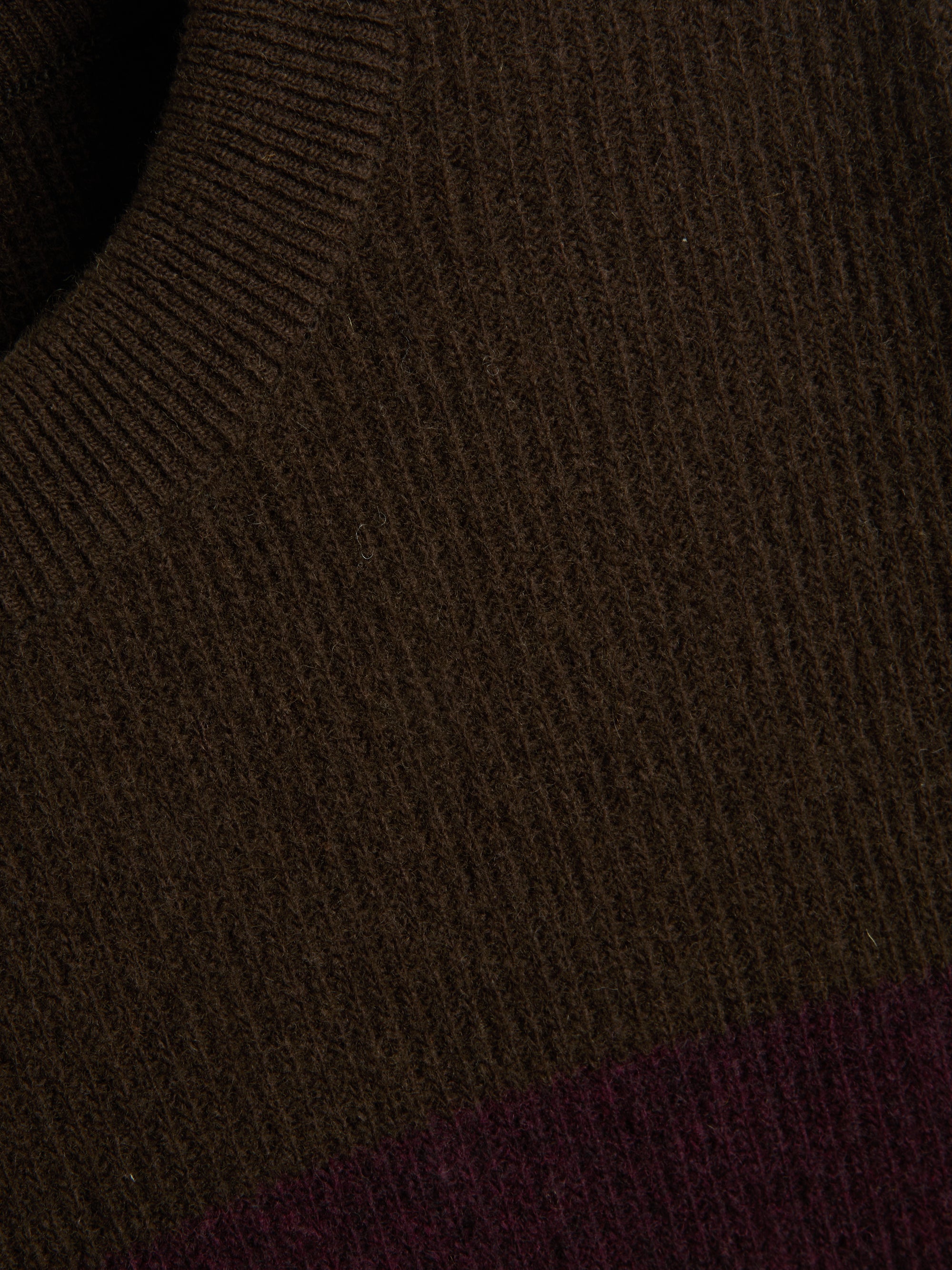 Blenheim Jumper Paxton Brown/Purple
