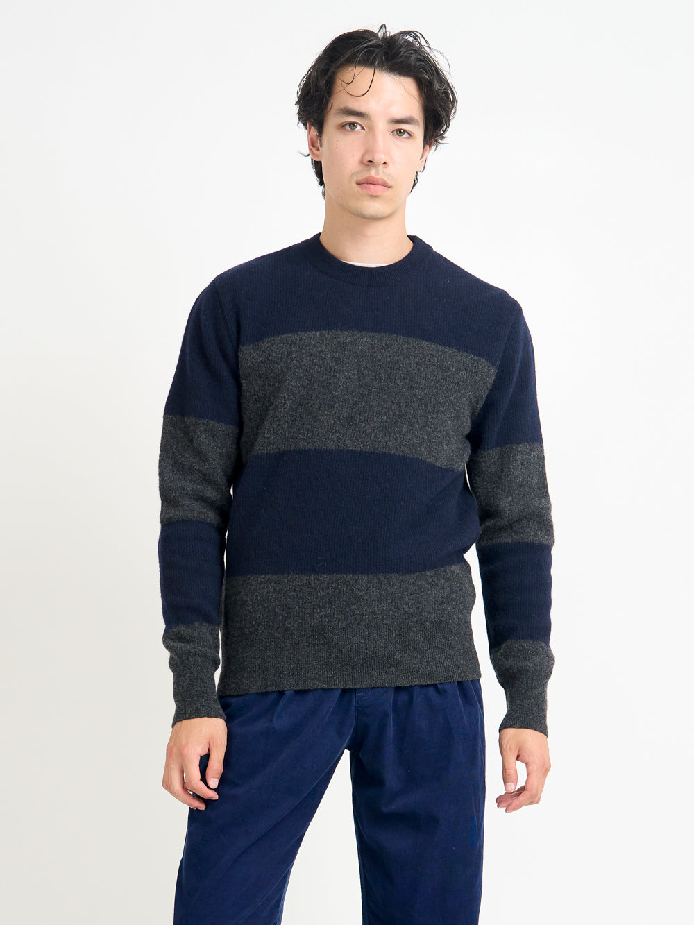 Blenheim Jumper Paxton Navy/Charcoal