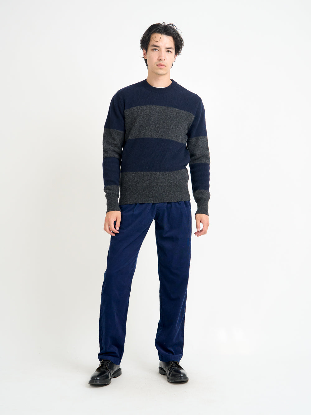 Blenheim Jumper Paxton Navy/Charcoal