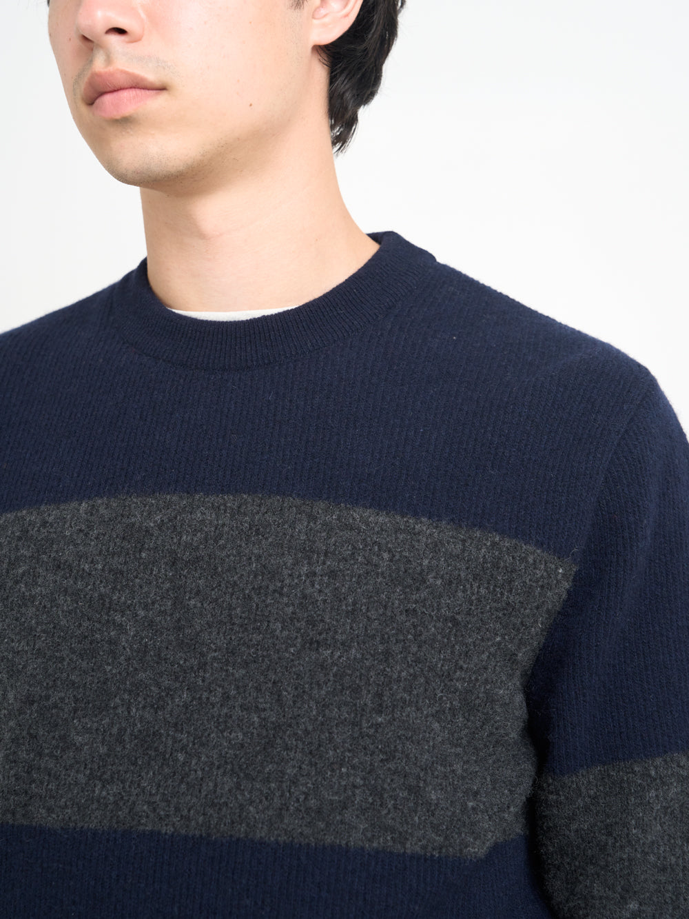 Blenheim Jumper Paxton Navy/Charcoal