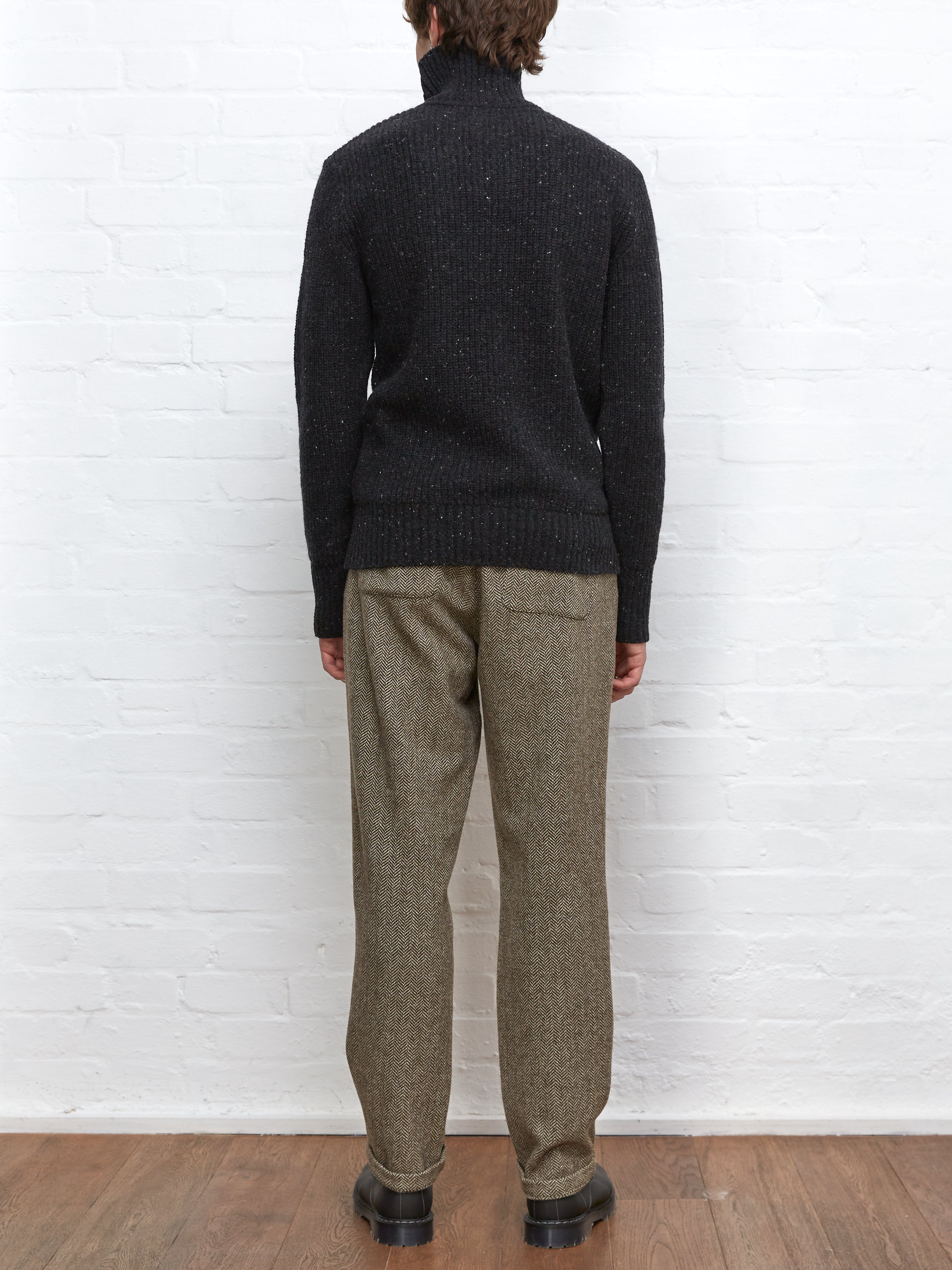 Talbot Roll Neck Jumper Keswick Slate Grey