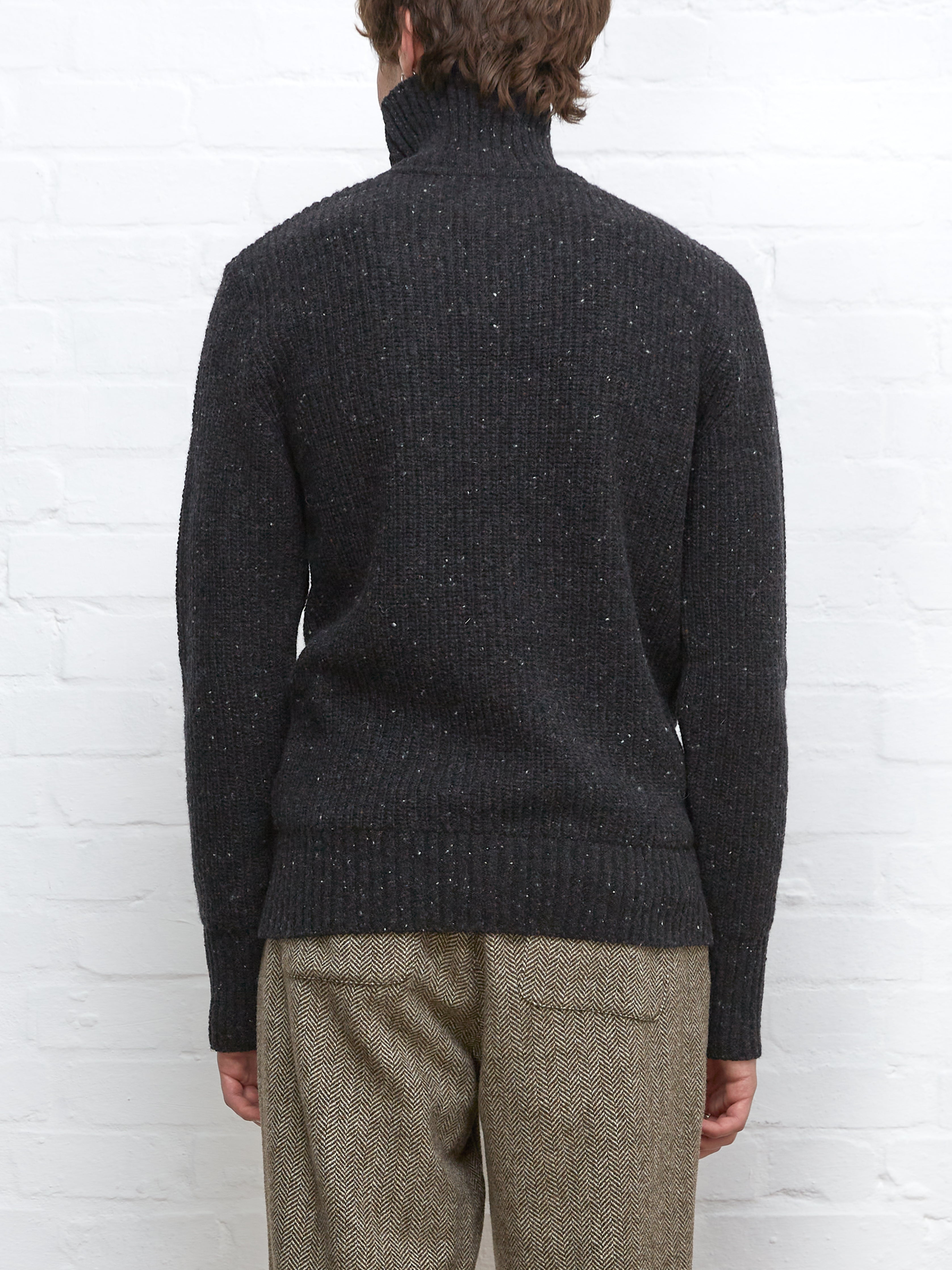 Talbot Roll Neck Jumper Keswick Slate Grey